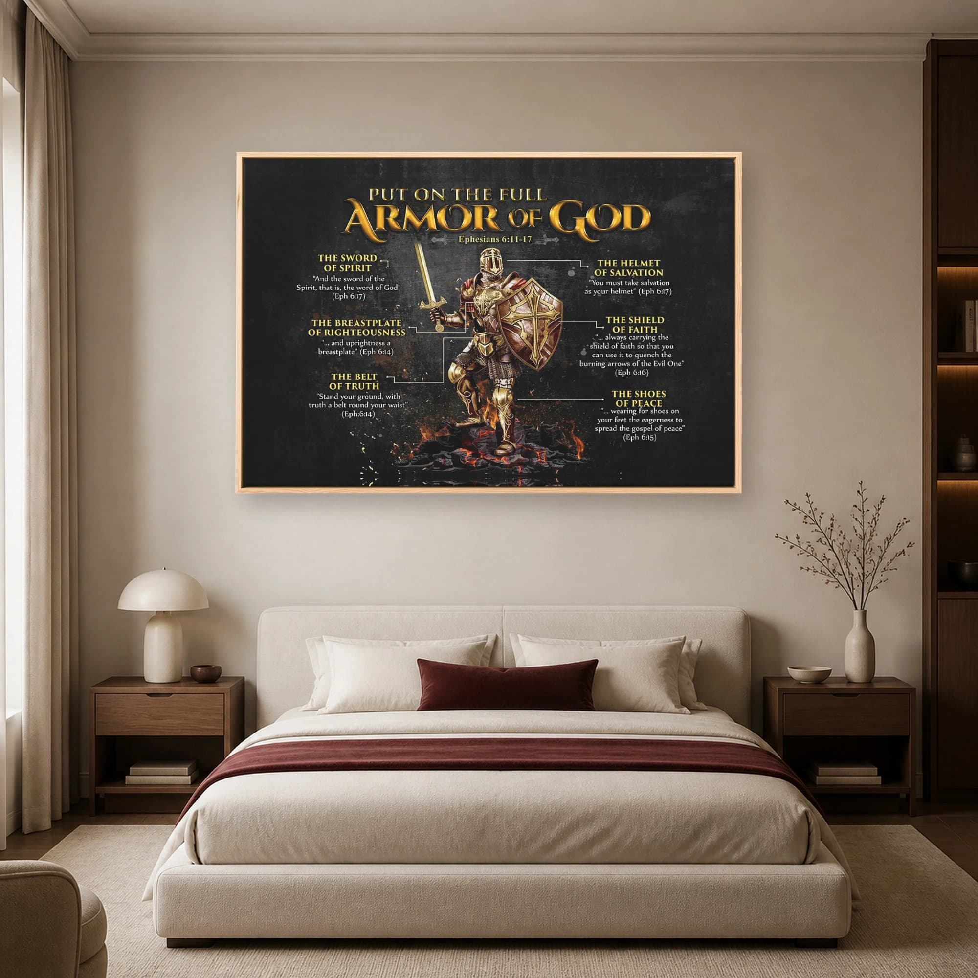 Armor of God Scripture Wall Art Poster, view 4
