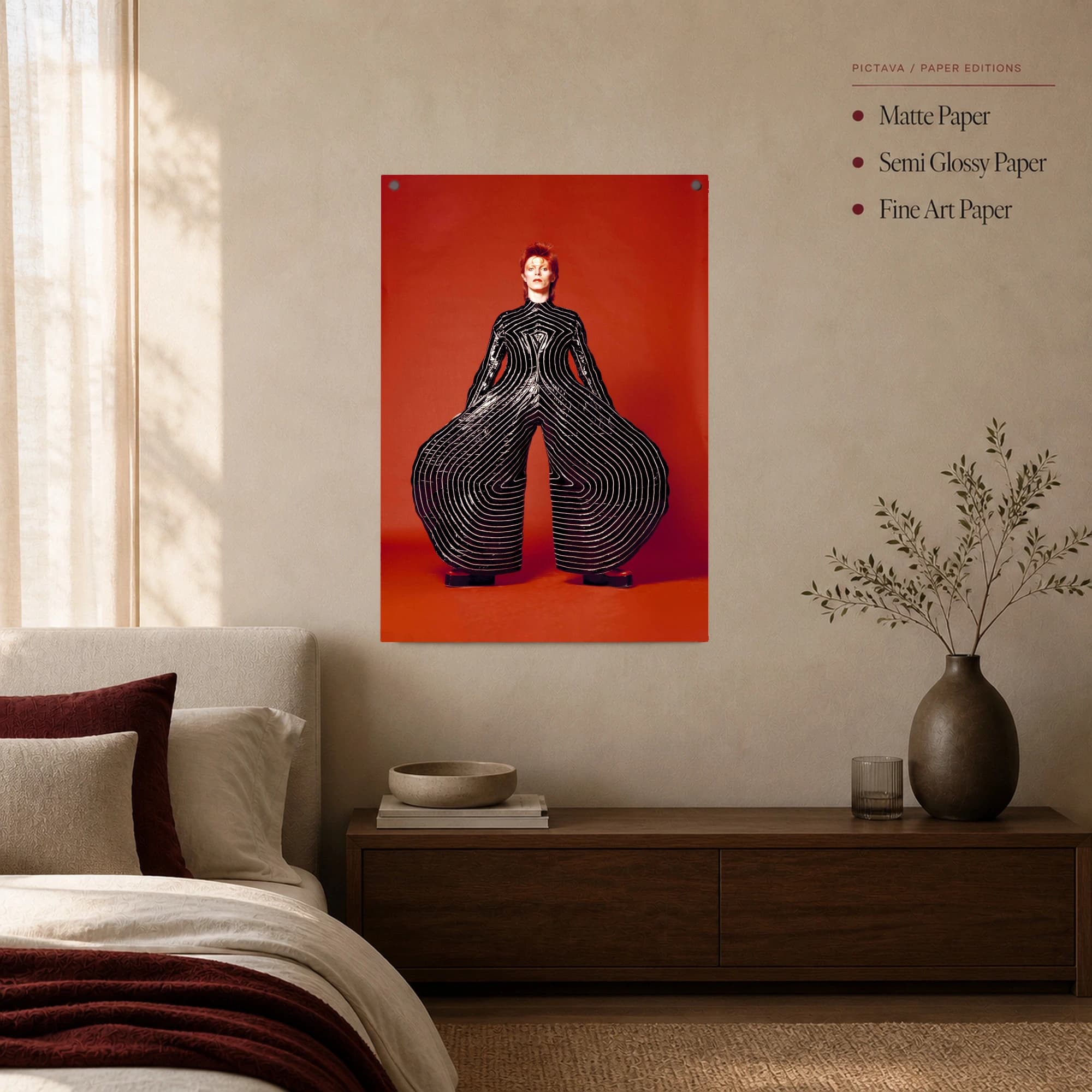 David Bowie Kansai Yamamoto Suit Wall Art Print, view 5