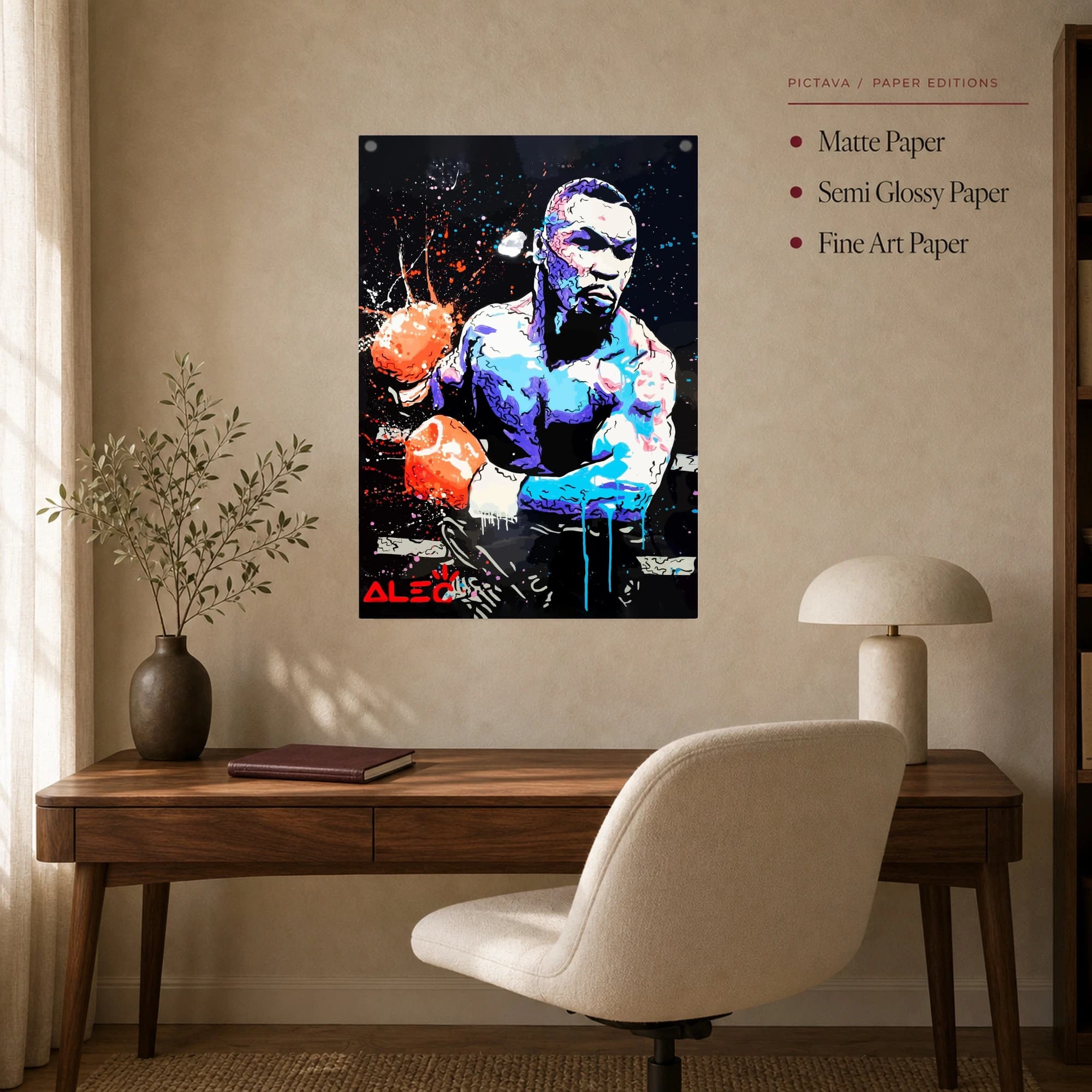 Mike Tyson Boxing Legend Pop Art Canvas, view 6