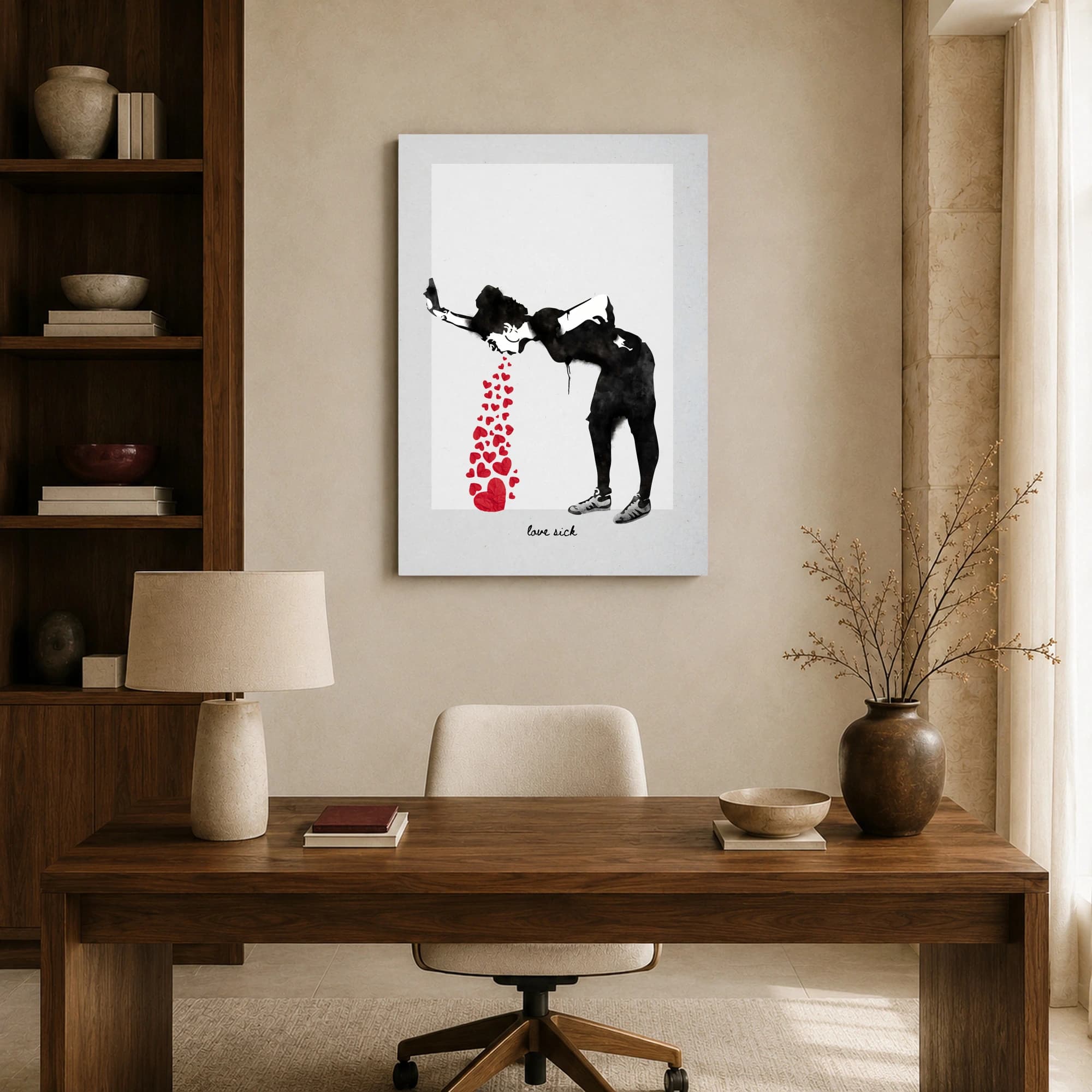 Love Sick Pop Art Print, view 8