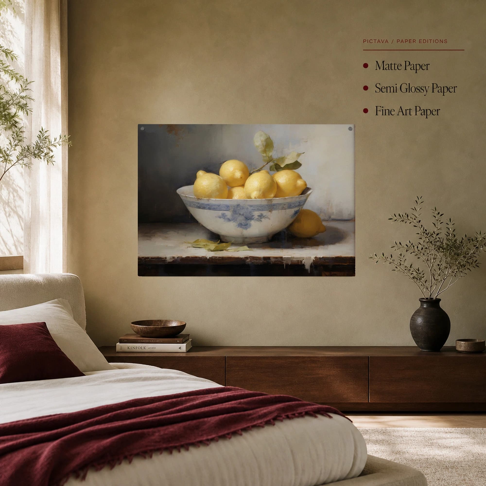 Still Life with Lemons Fine Art Canvas Print, view 8