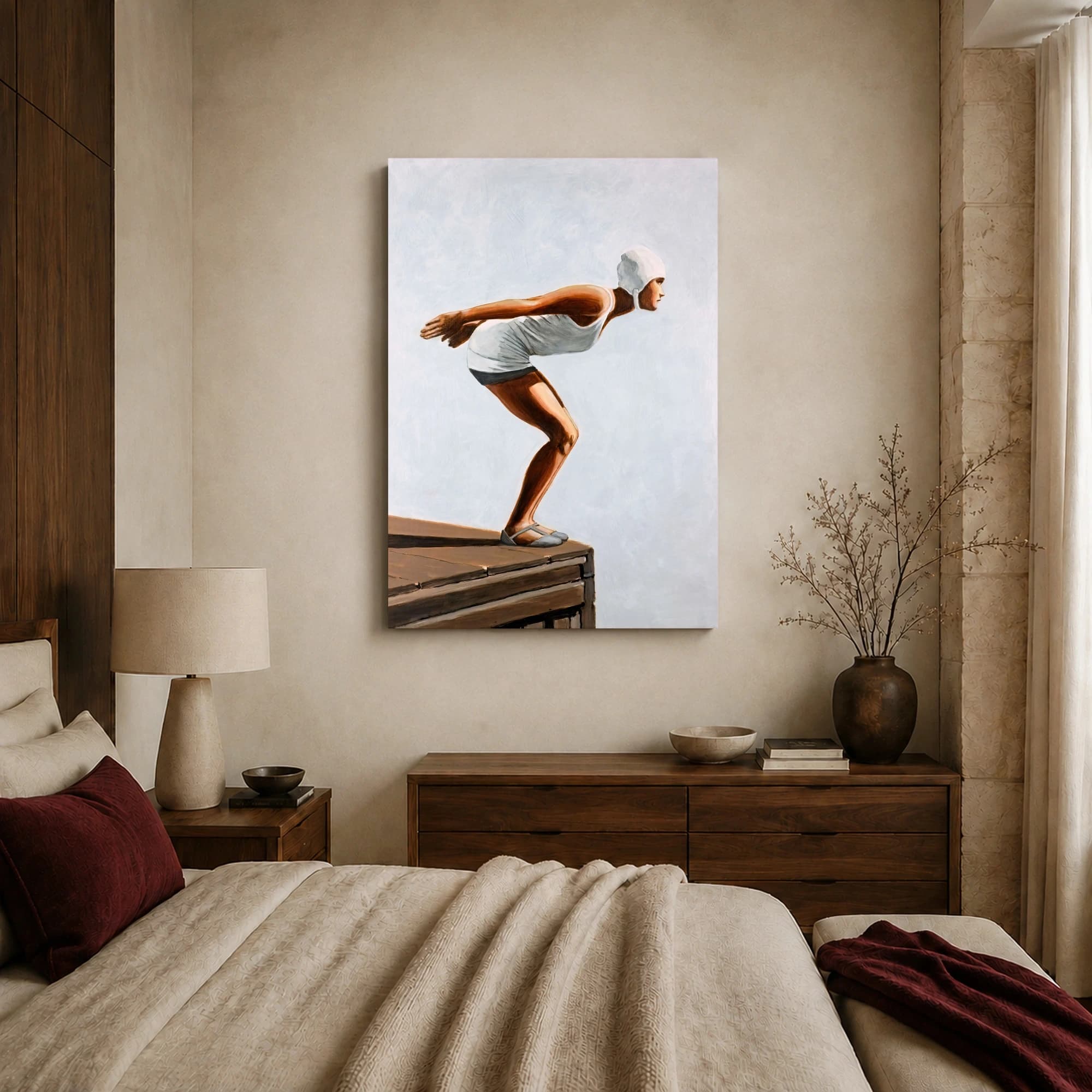 Vintage Diver Fine Art Print, view 6