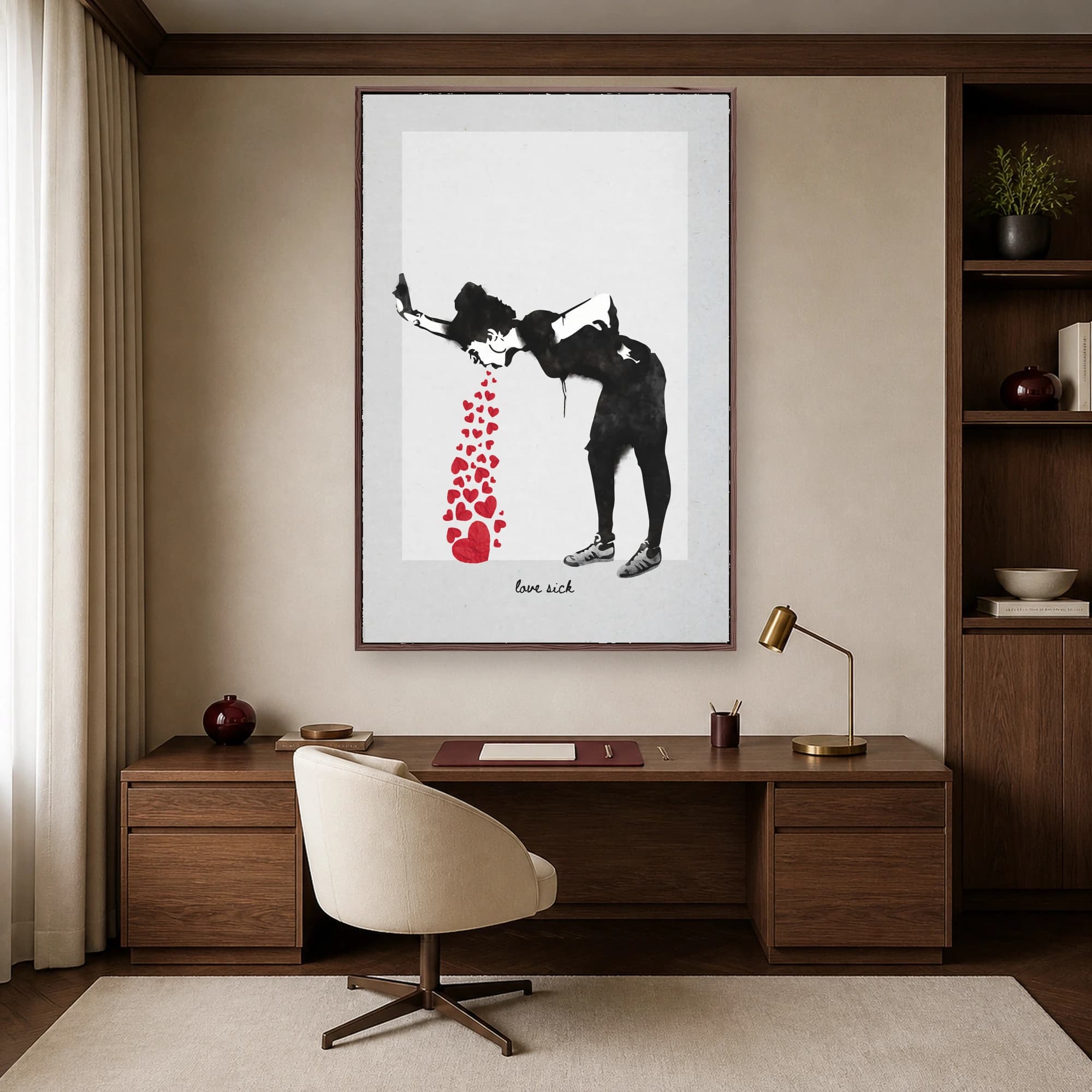 Love Sick Pop Art Print, view 3