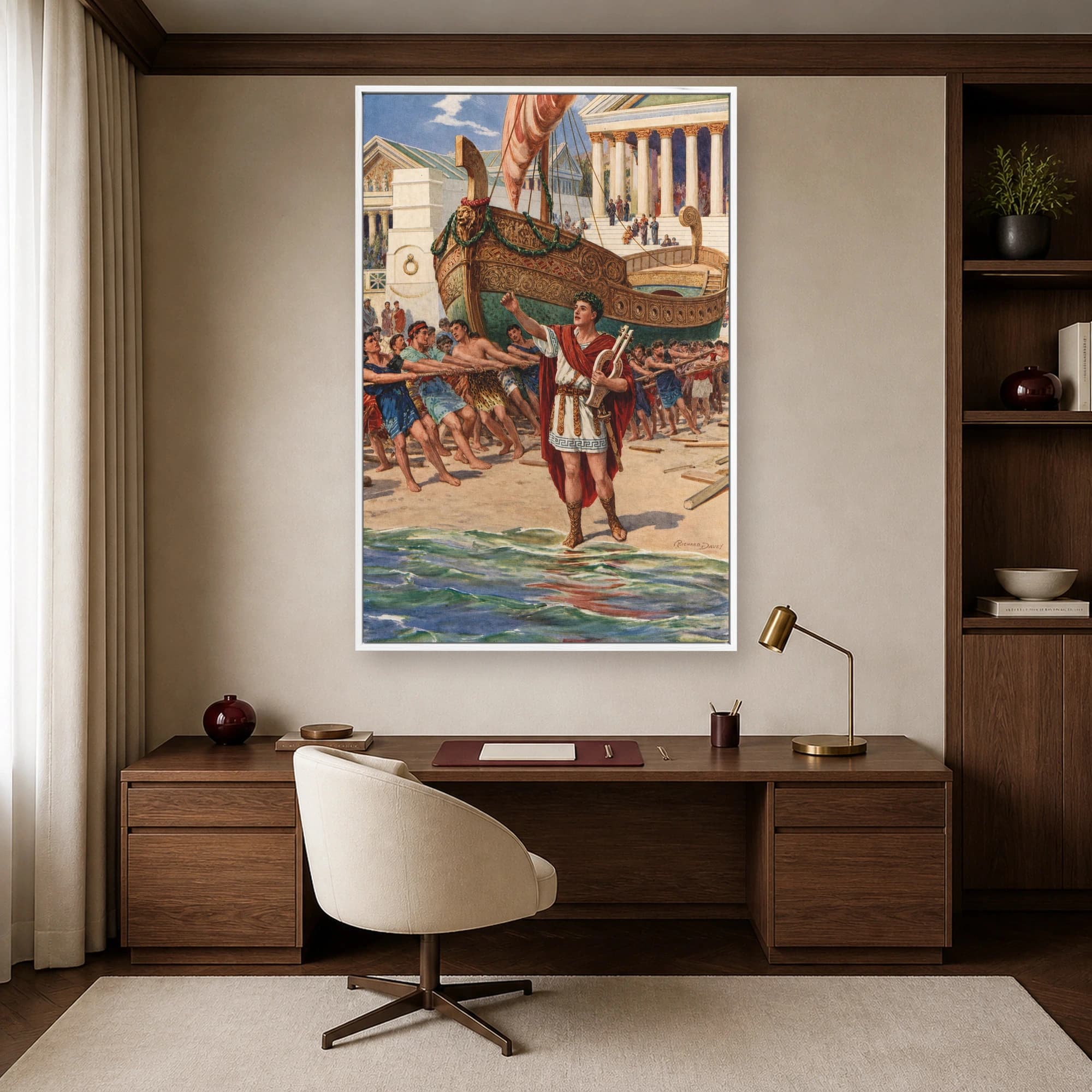 Orpheus and the Argonauts Classical Mythology Art Print, view 3