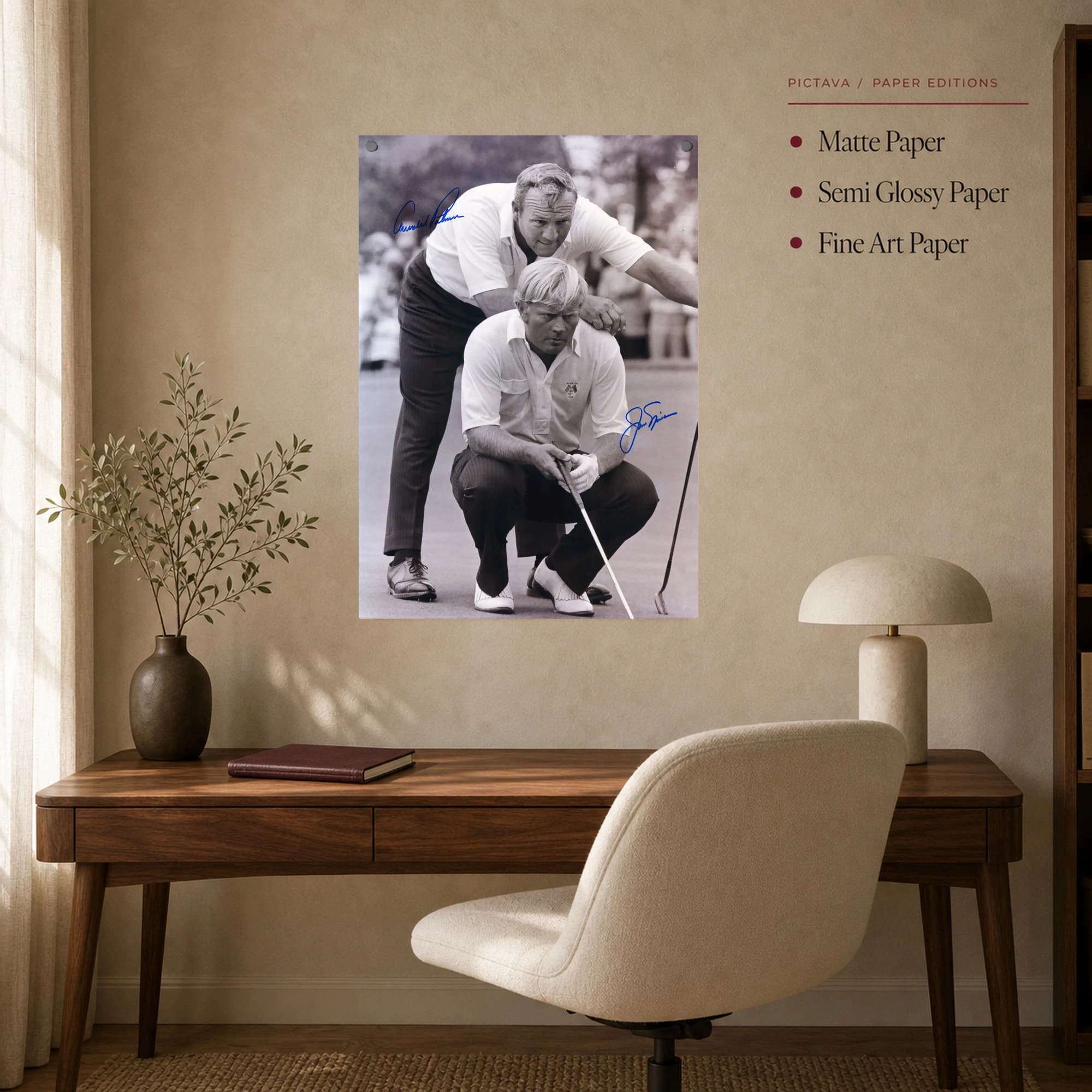 Arnold Palmer and Jack Nicklaus Golf Legends Print, view 7