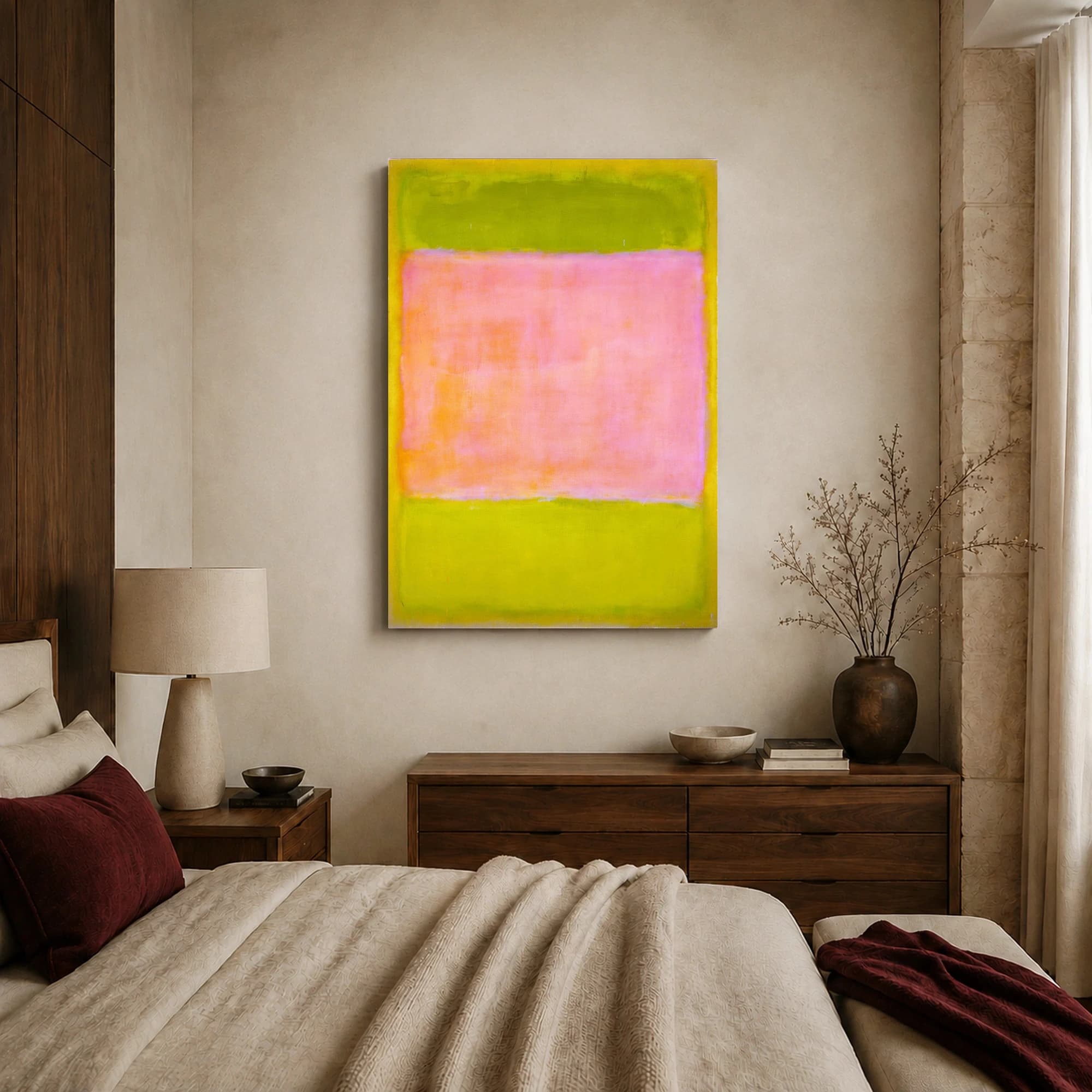 Mark Rothko Color Field Abstract Canvas Print, view 7