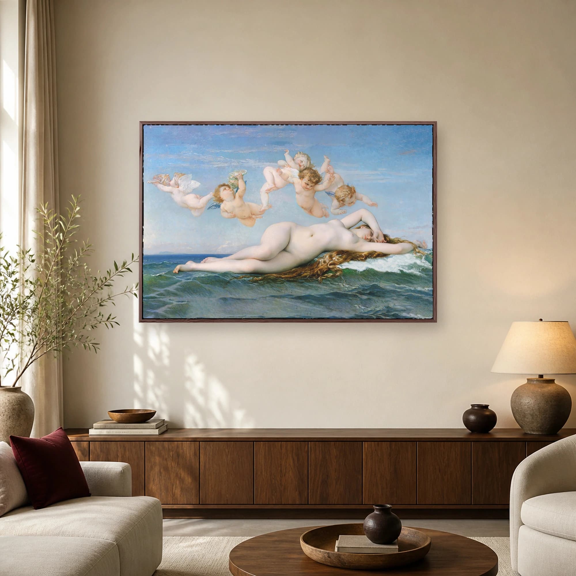 The Birth of Venus Fine Art Canvas Print by Bouguereau, view 2
