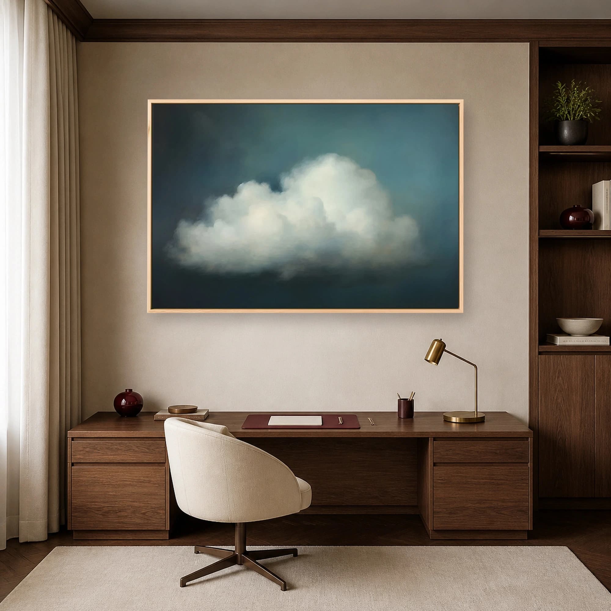 Solitary Cumulus Cloud Fine Art Print, view 7