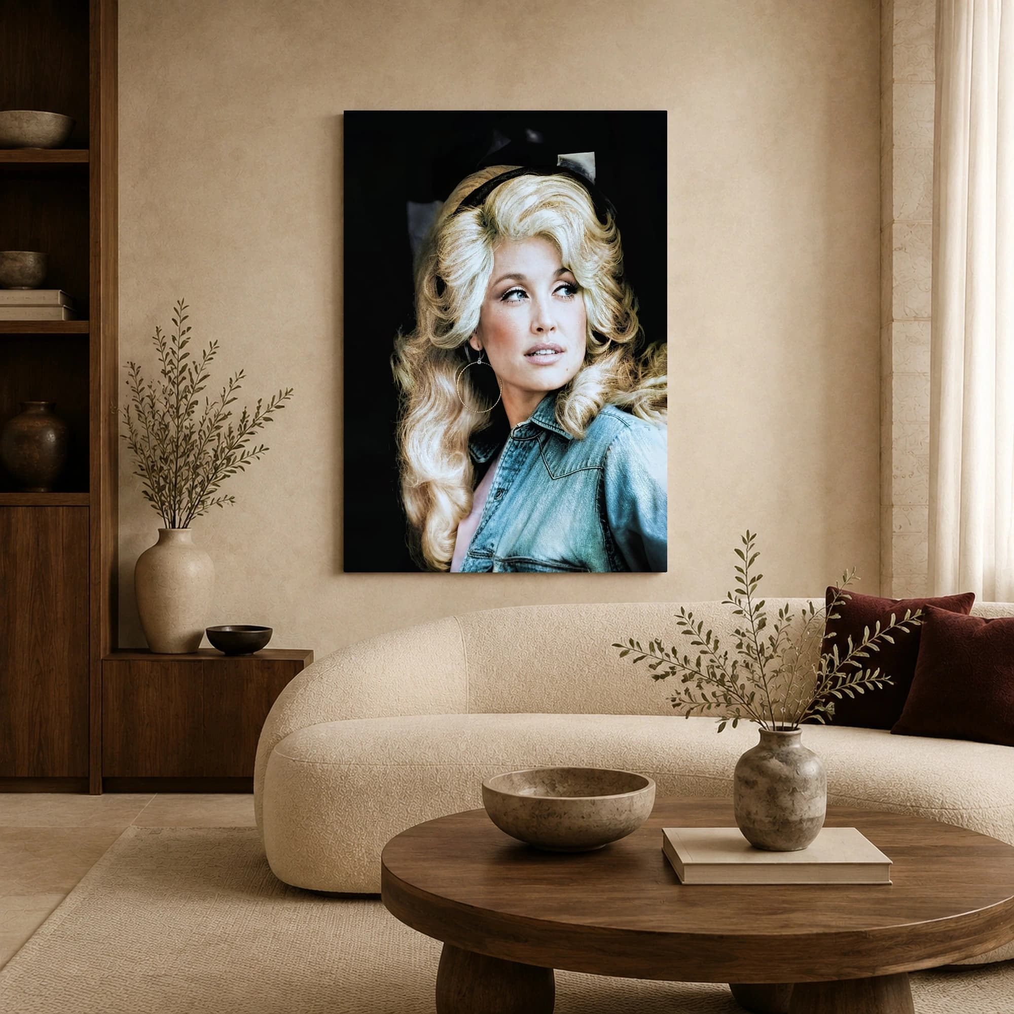 Dolly Parton Iconic Portrait Canvas Print, view 5