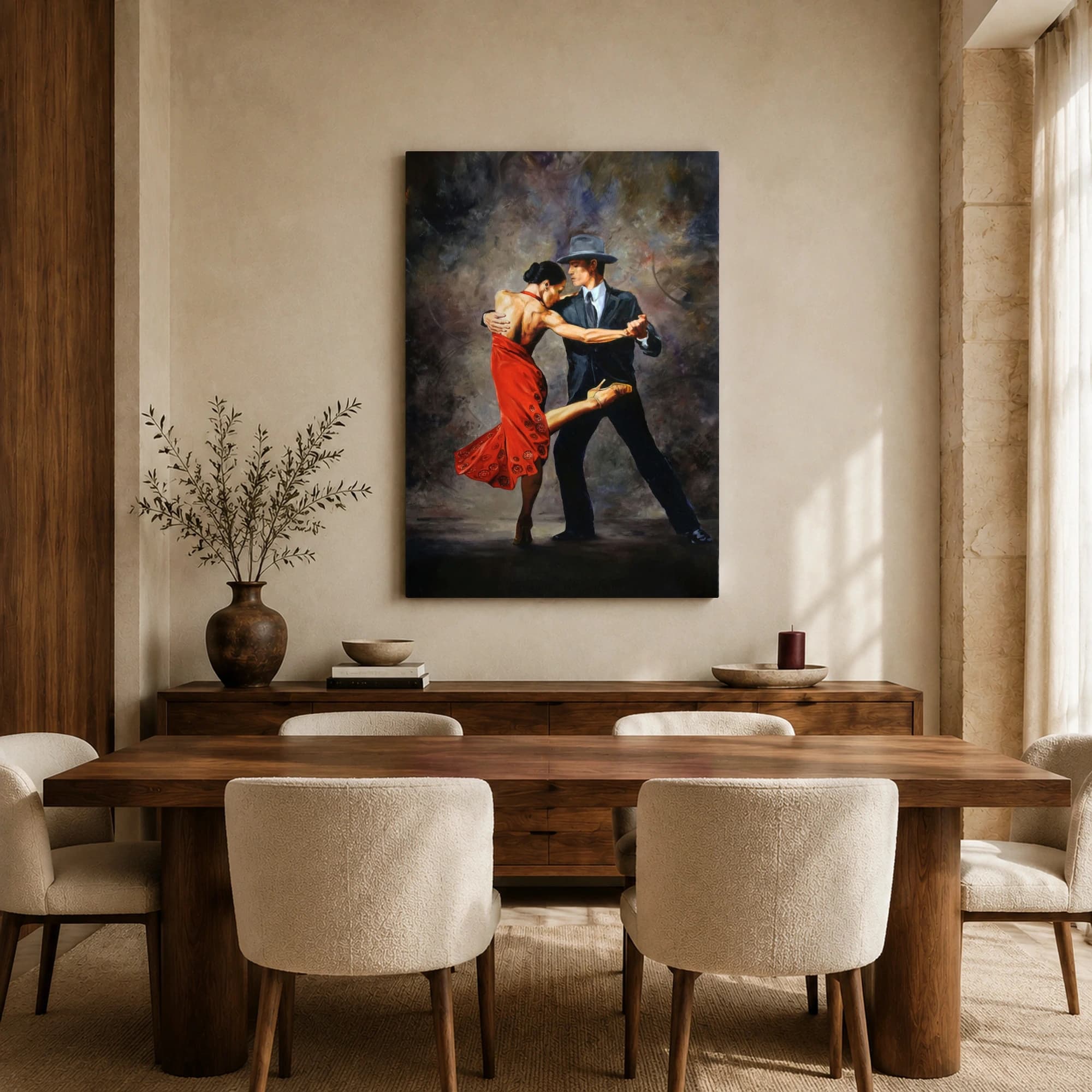 Passionate Tango Dance Canvas Print, view 7