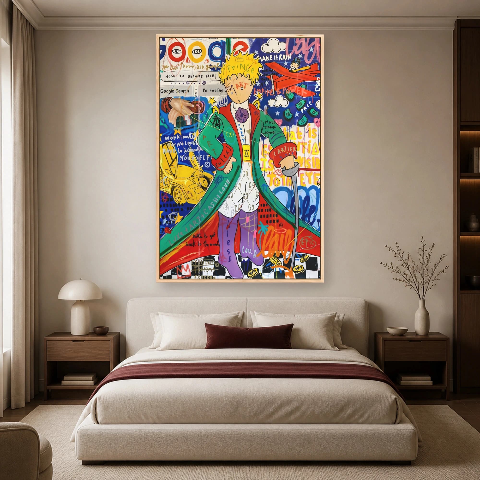 The Little Prince Pop Art Canvas Print, view 4