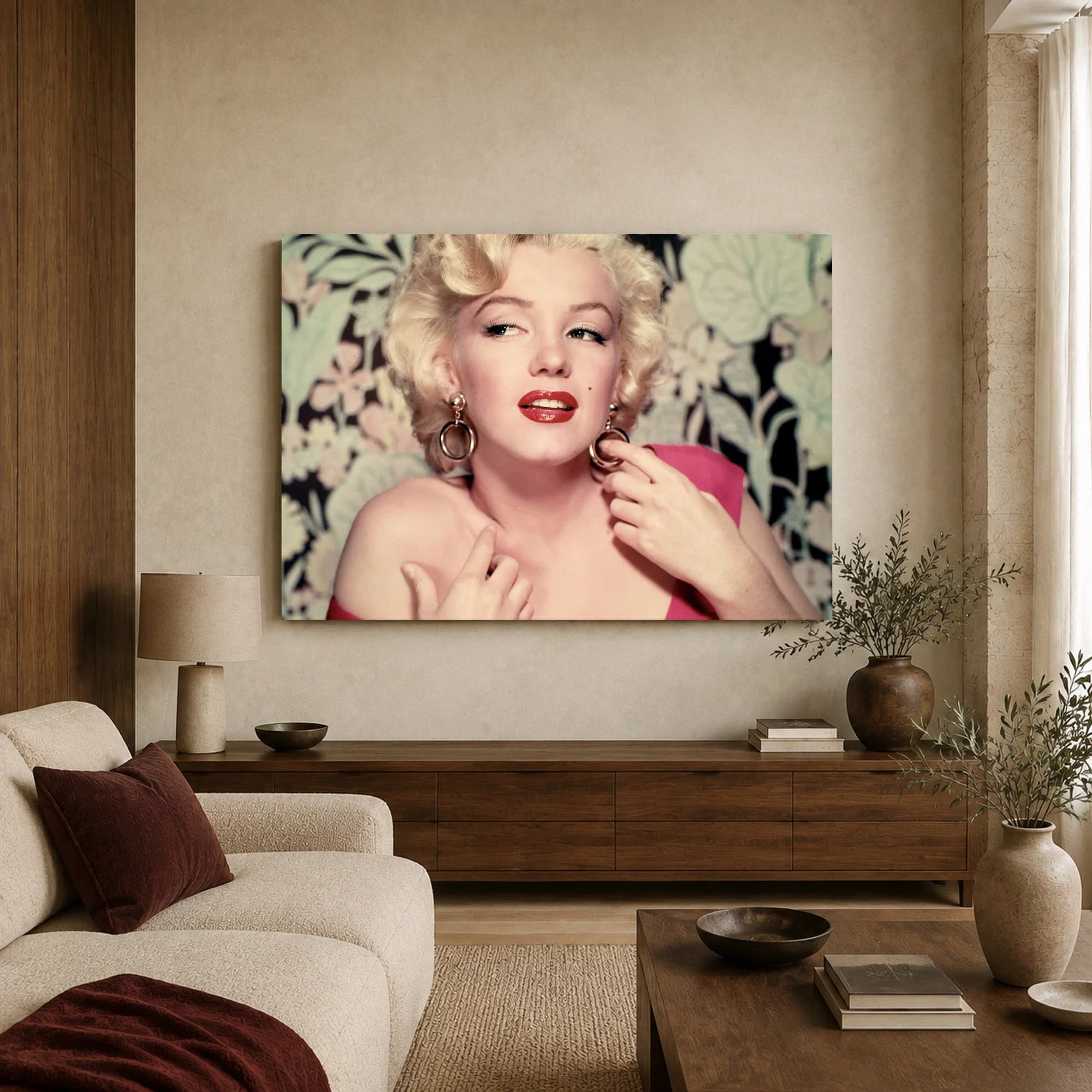 Marilyn Monroe Classic Hollywood Portrait Wall Art, view 3