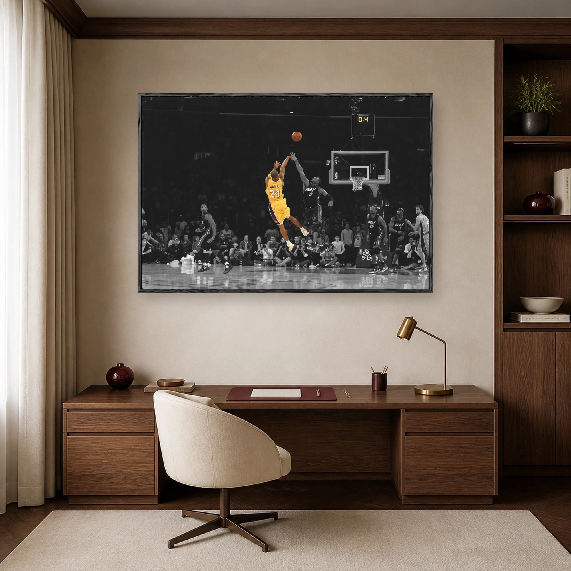 Kobe Bryant Legend Basketball Canvas Art Print, view 7