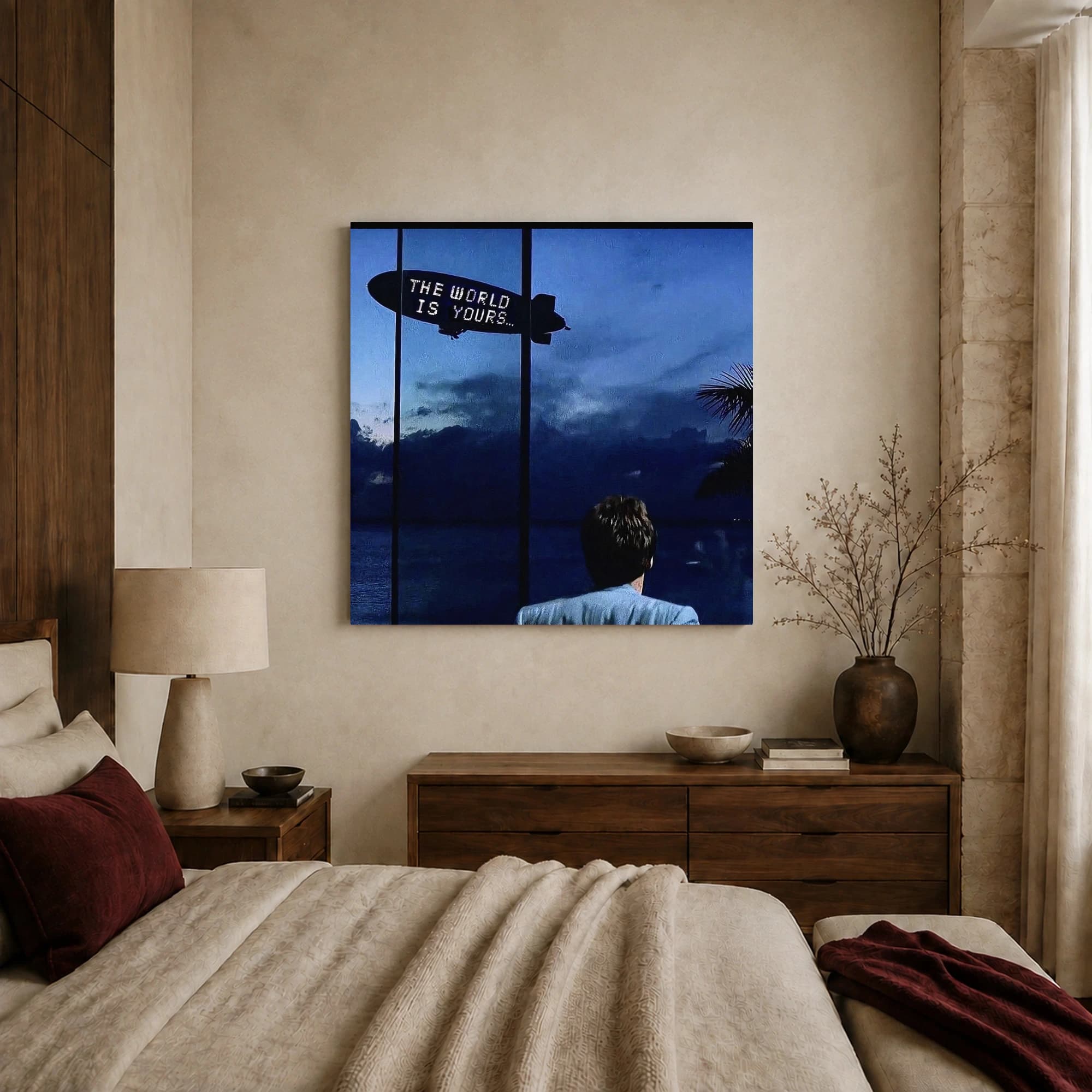 The World Is Yours Cinematic Blimp Wall Art, view 2