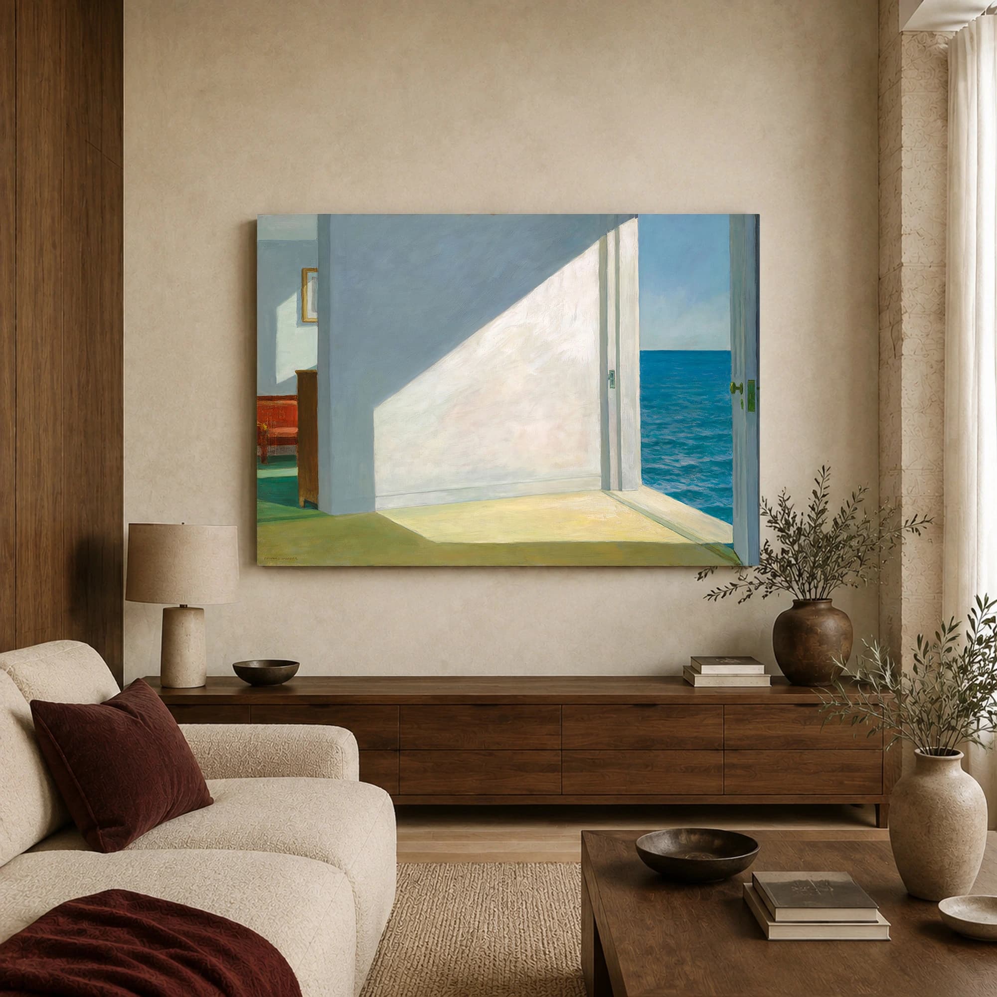 Rooms by the Sea Fine Art Print, view 3