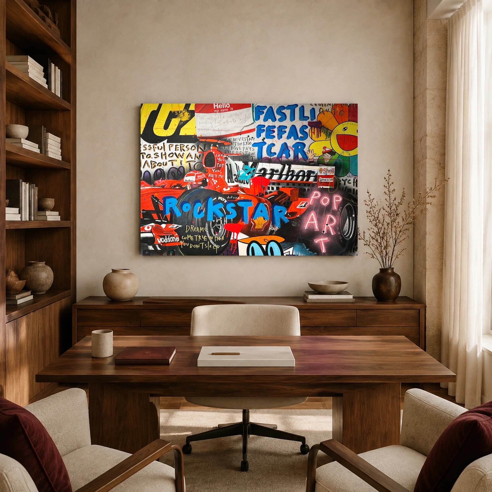 Formula One Racing Pop Art Canvas Print, view 8