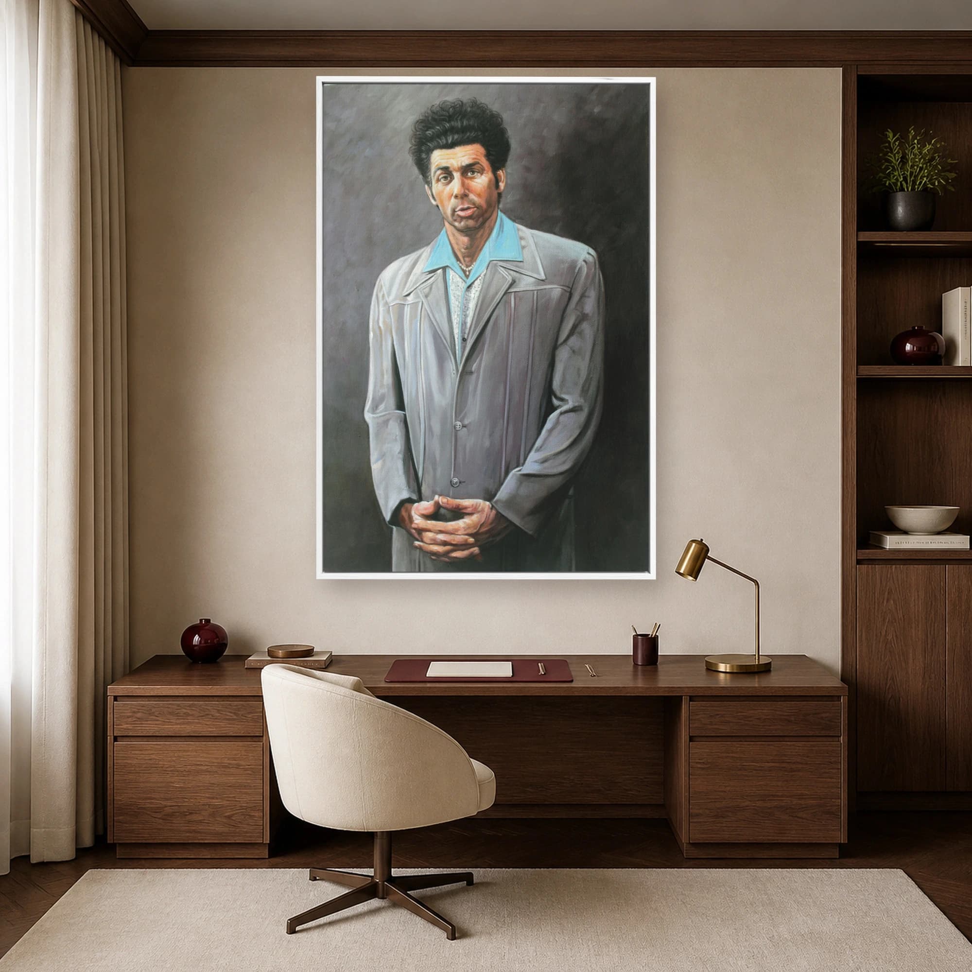 The Kramer Seinfeld Portrait Canvas Print, view 4