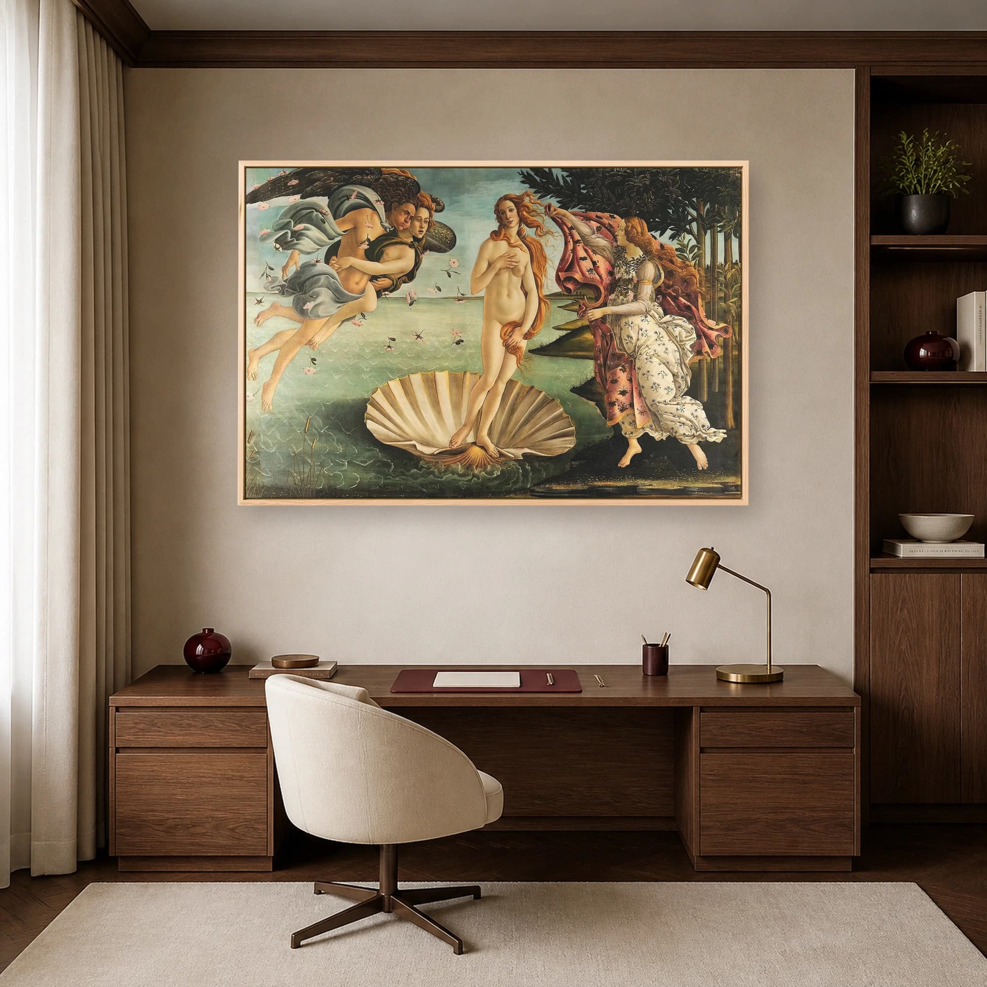 The Birth of Venus Renaissance Fine Art Print, view 6