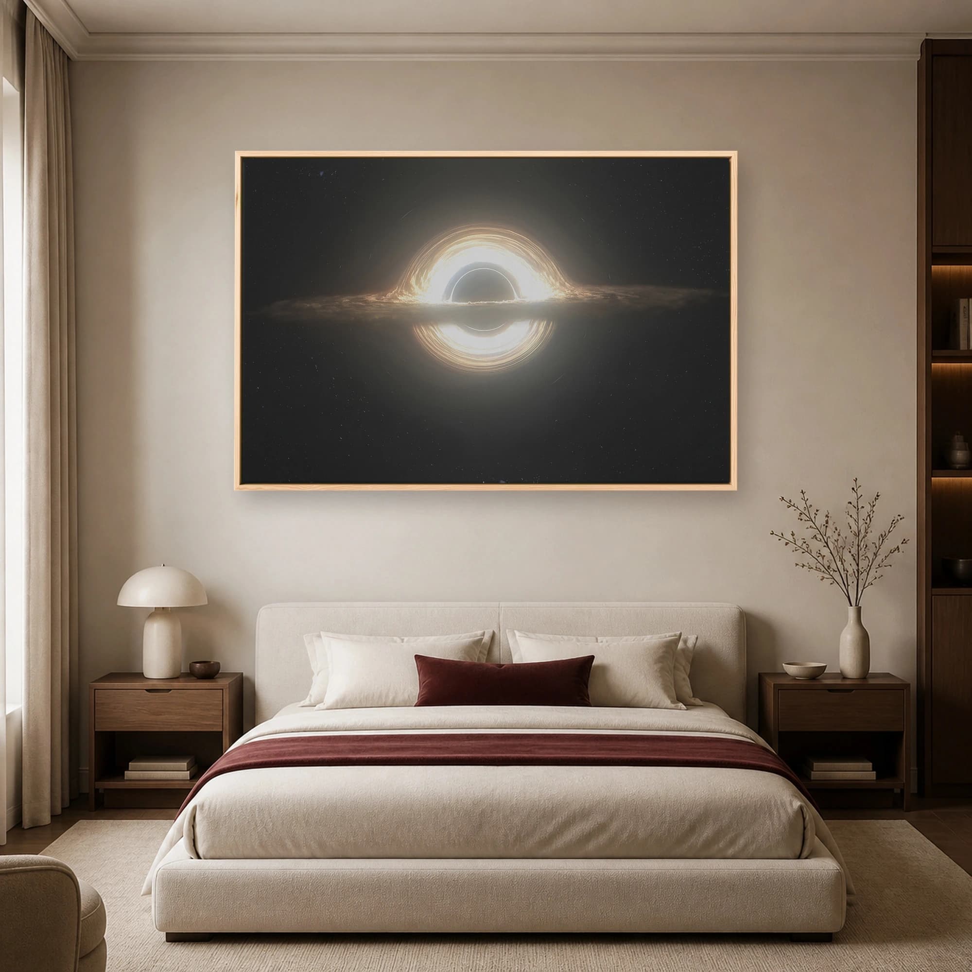 Interstellar Gargantua Black Hole Canvas Print, view 5