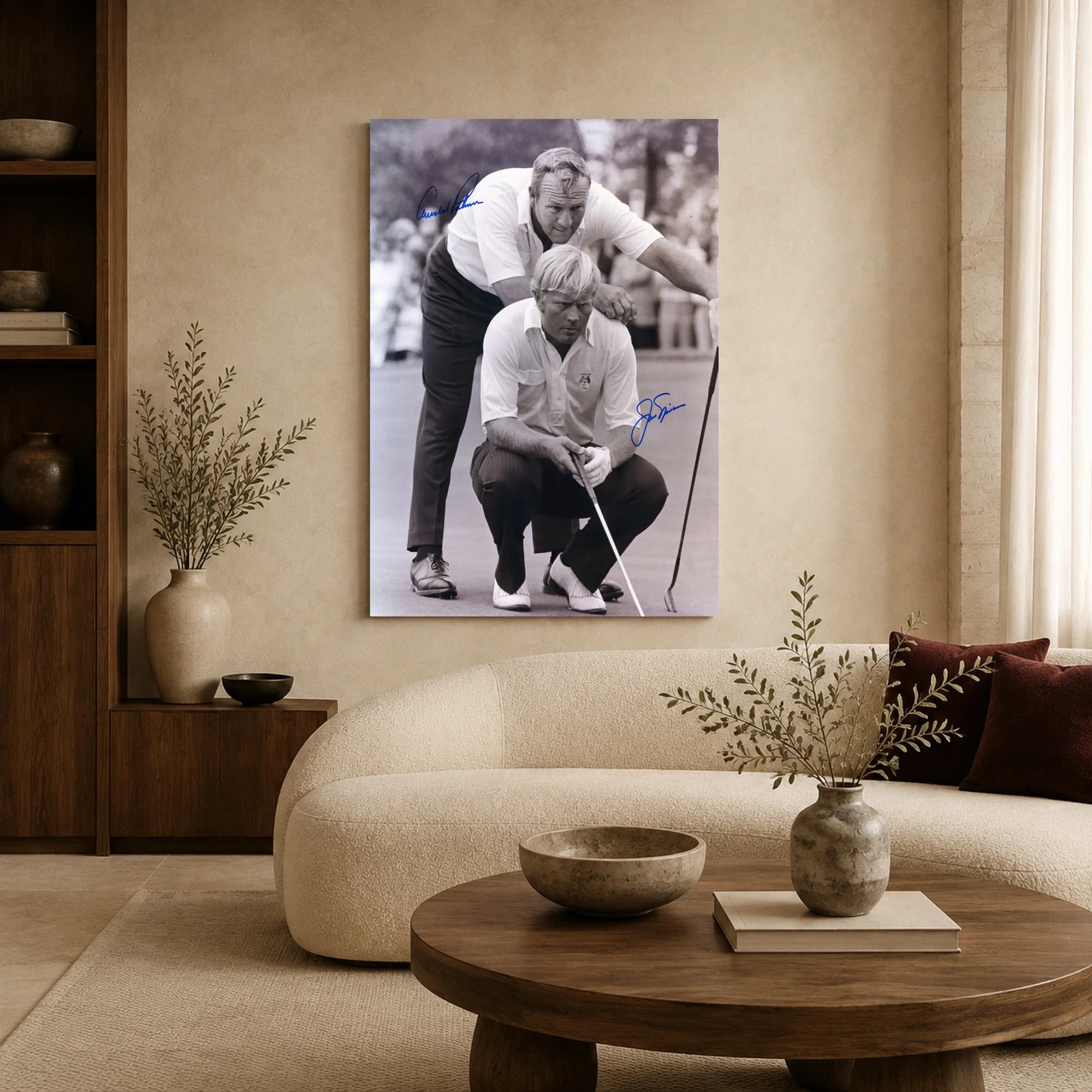 Arnold Palmer and Jack Nicklaus Historic Golf Print, view 4