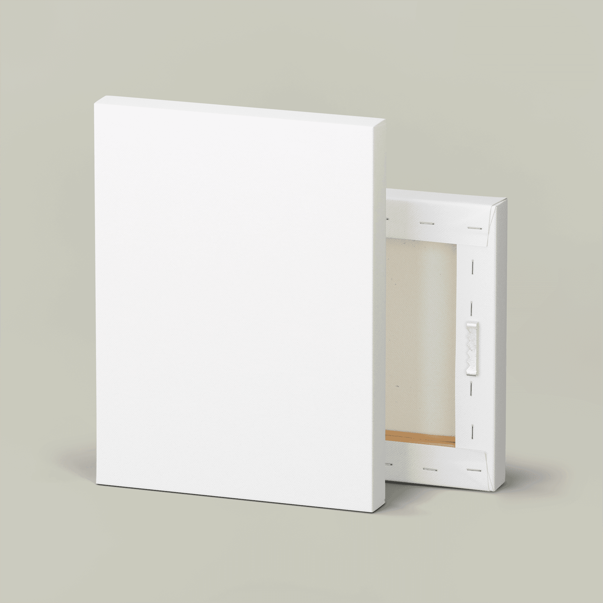 Gallery-wrapped stretched canvas shown in an official supplier product photograph