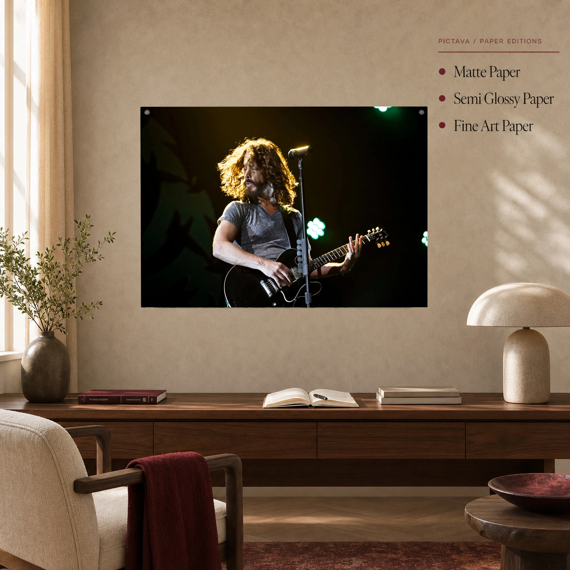 Chris Cornell Rock Legend Live Concert Music Photography Wall Art, view 5