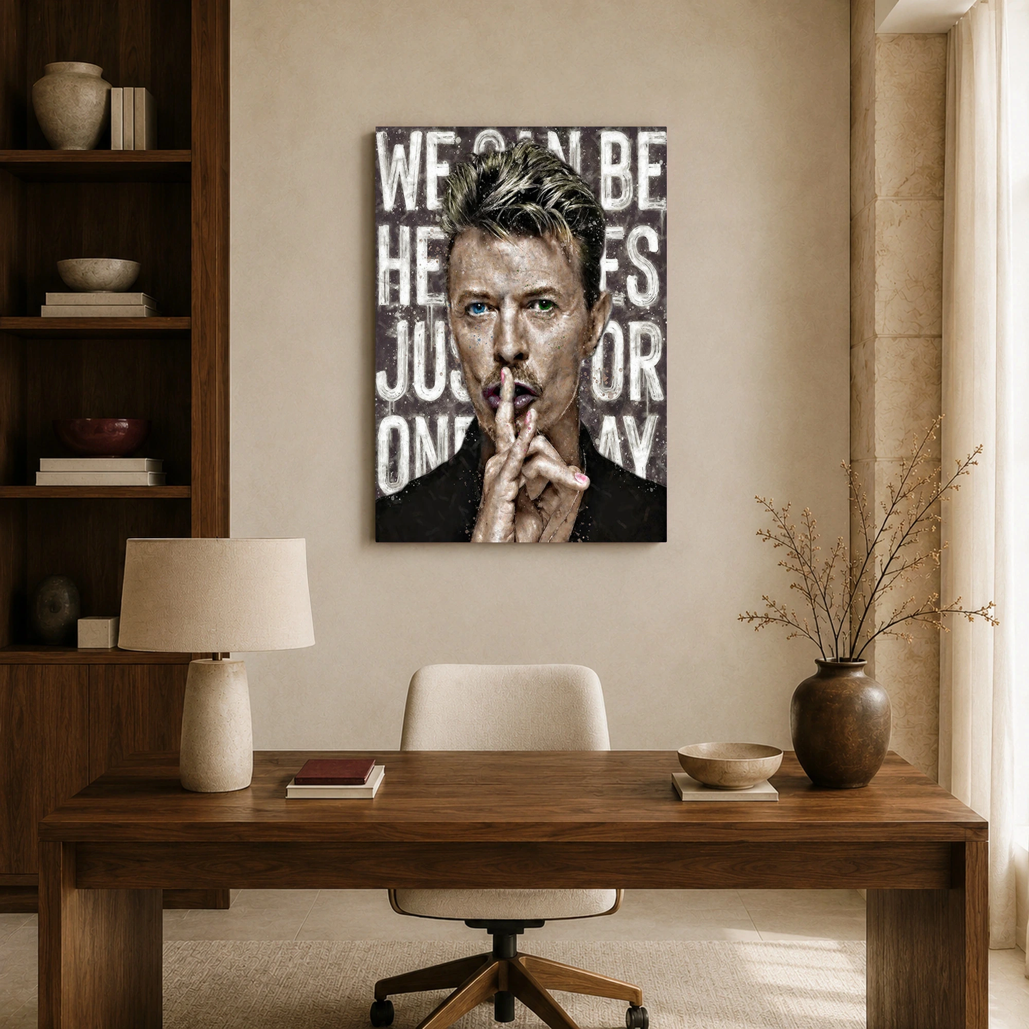 David Bowie We Can Be Heroes Wall Art, view 8