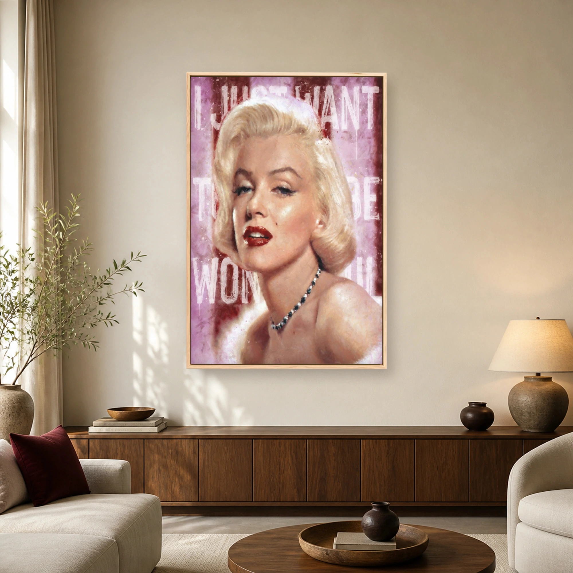 Marilyn Monroe Iconic Pop Art Canvas Print, view 2