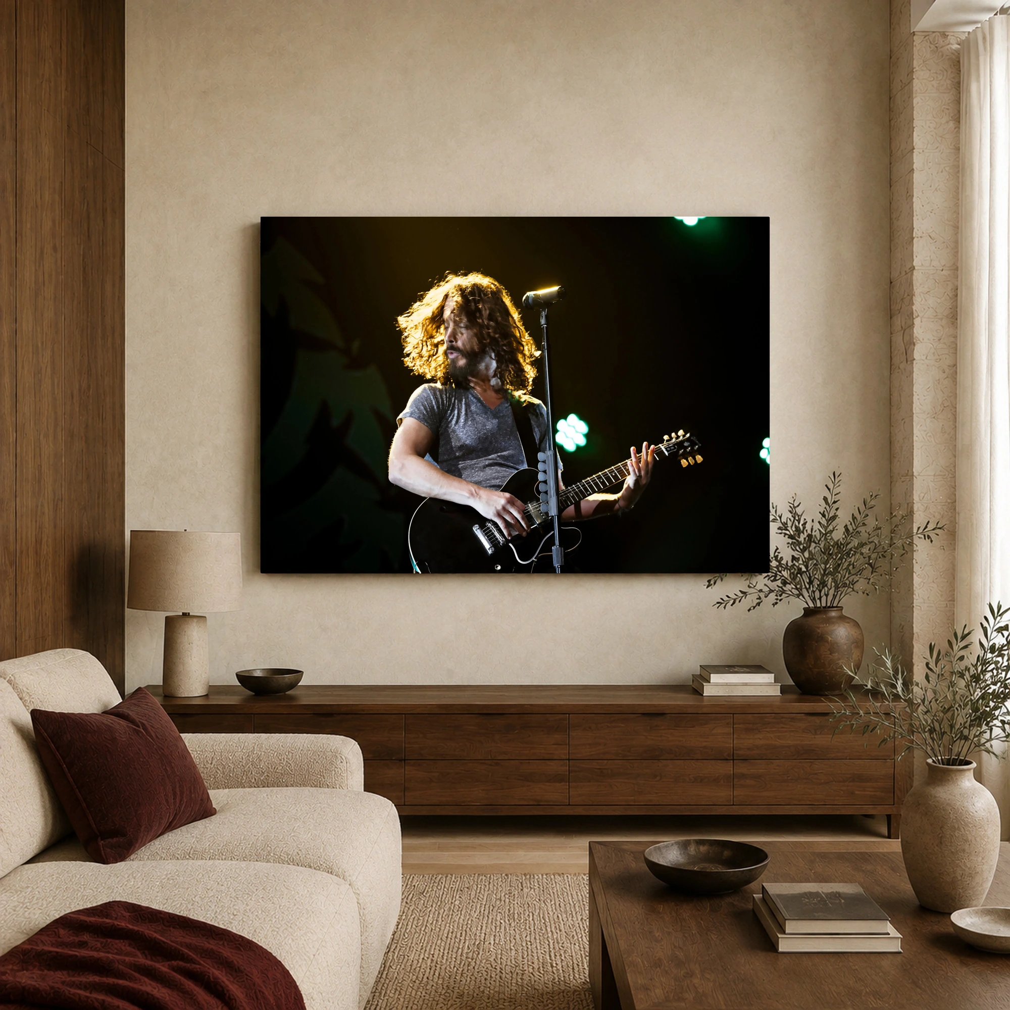 Chris Cornell Rock Legend Live Concert Music Photography Wall Art, view 3