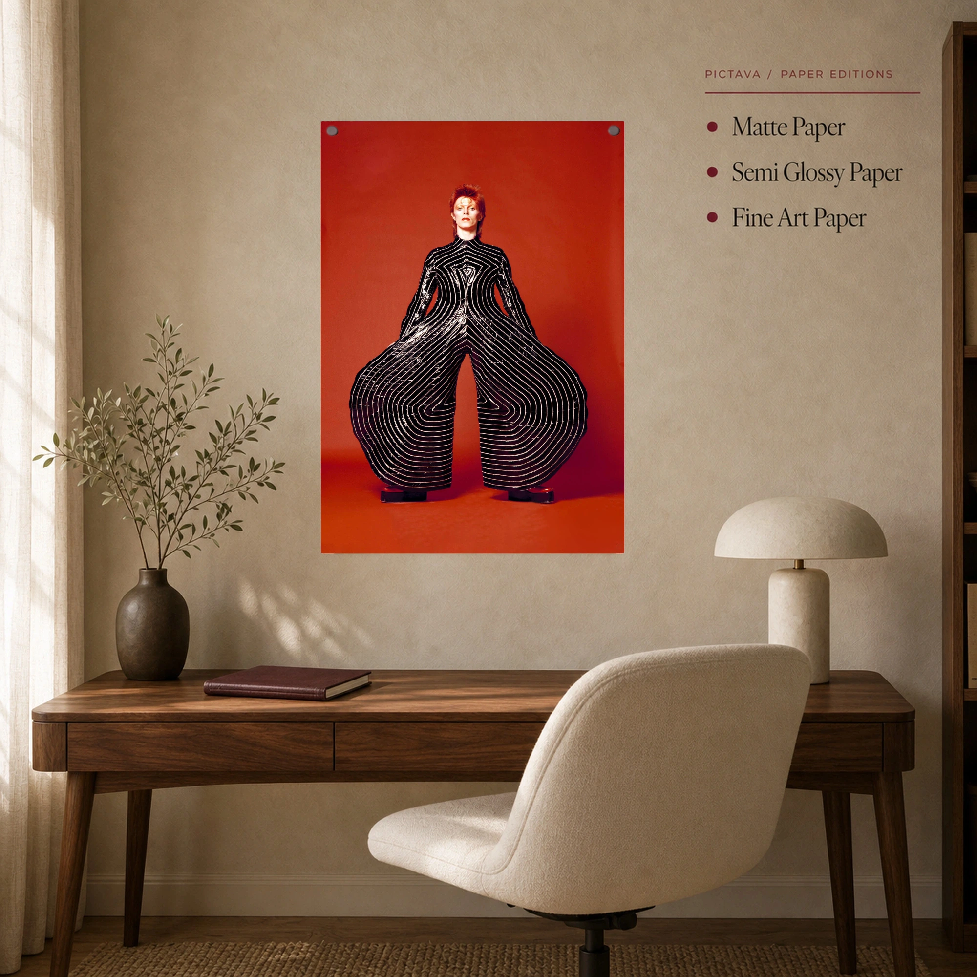 David Bowie Kansai Yamamoto Suit Wall Art Print, view 7