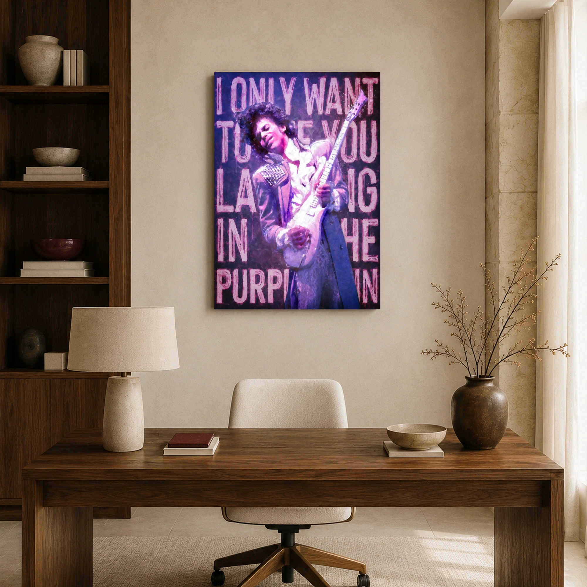 Prince Pop Art Purple Legend Guitarist Music Wall Art, view 8