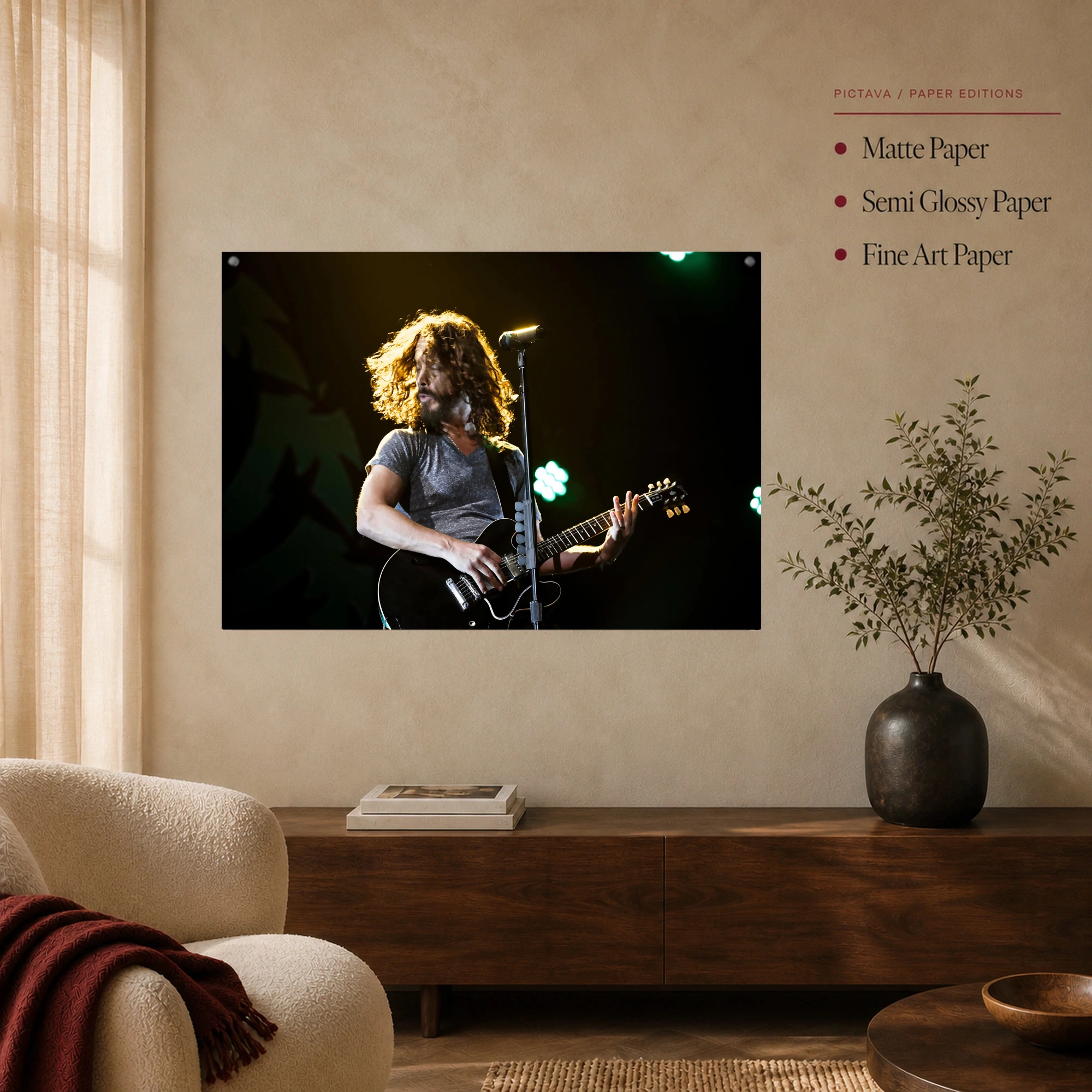Chris Cornell Rock Legend Live Concert Music Photography Wall Art, view 4