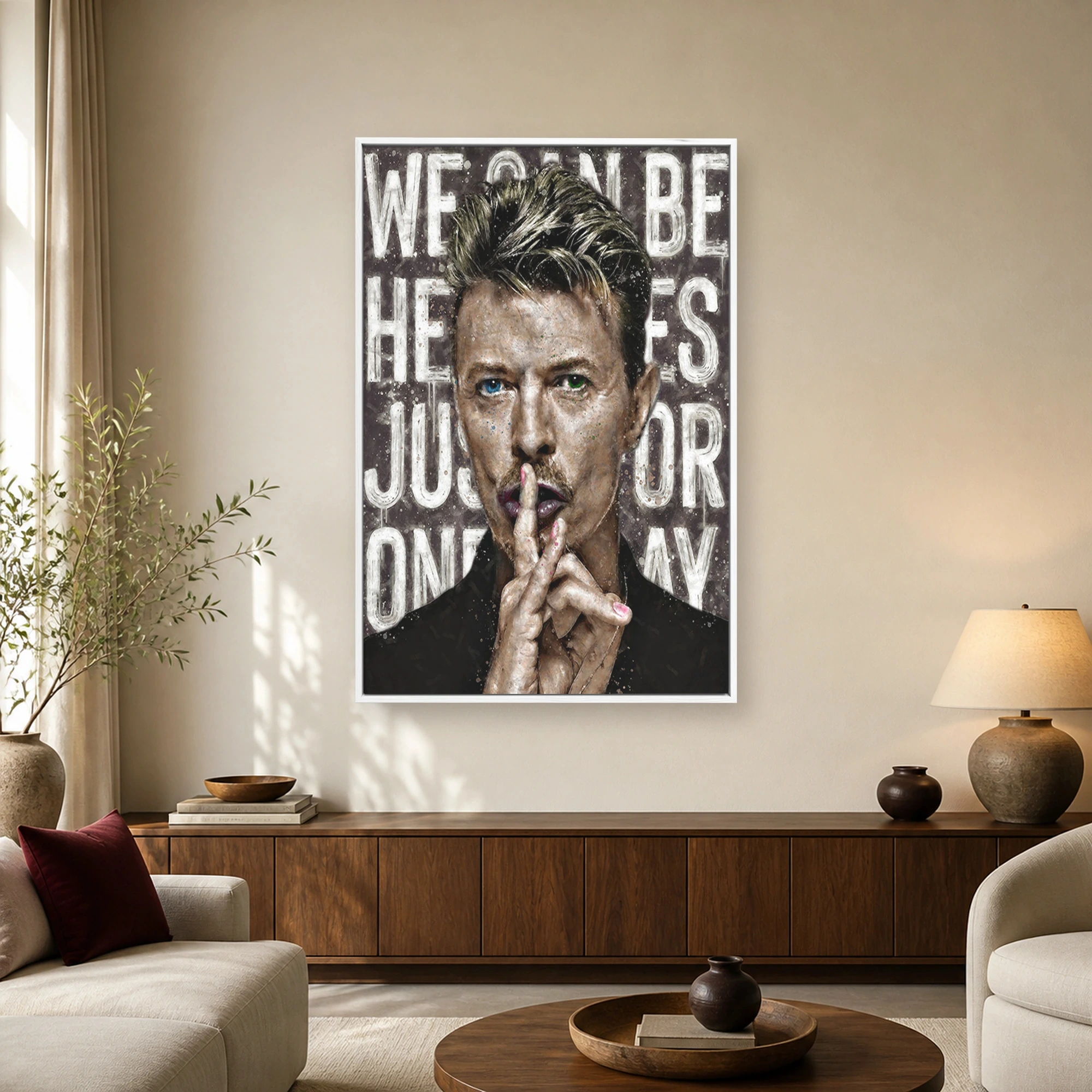 David Bowie We Can Be Heroes Wall Art, view 2