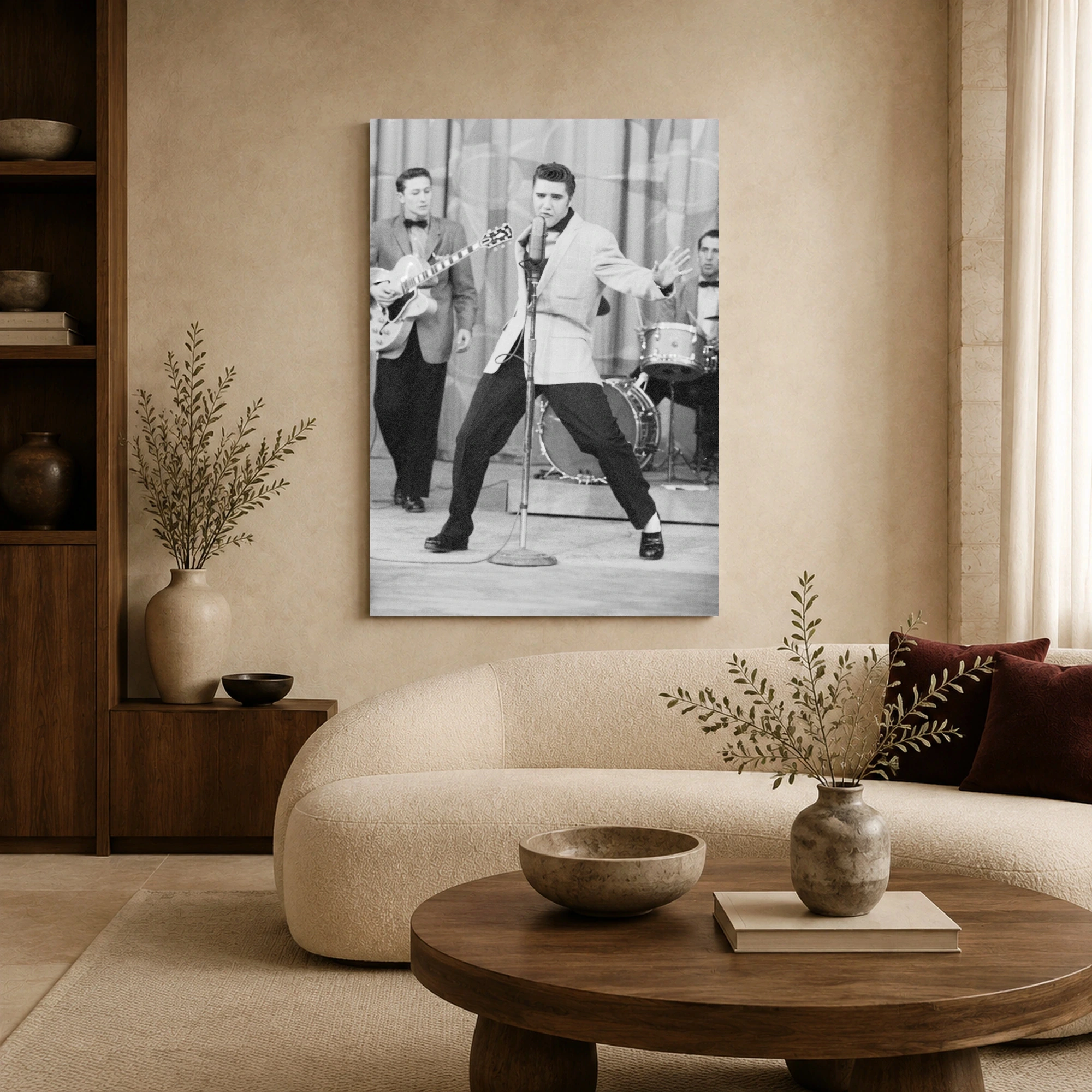Elvis Presley Vintage Concert Performance Wall Art, view 6
