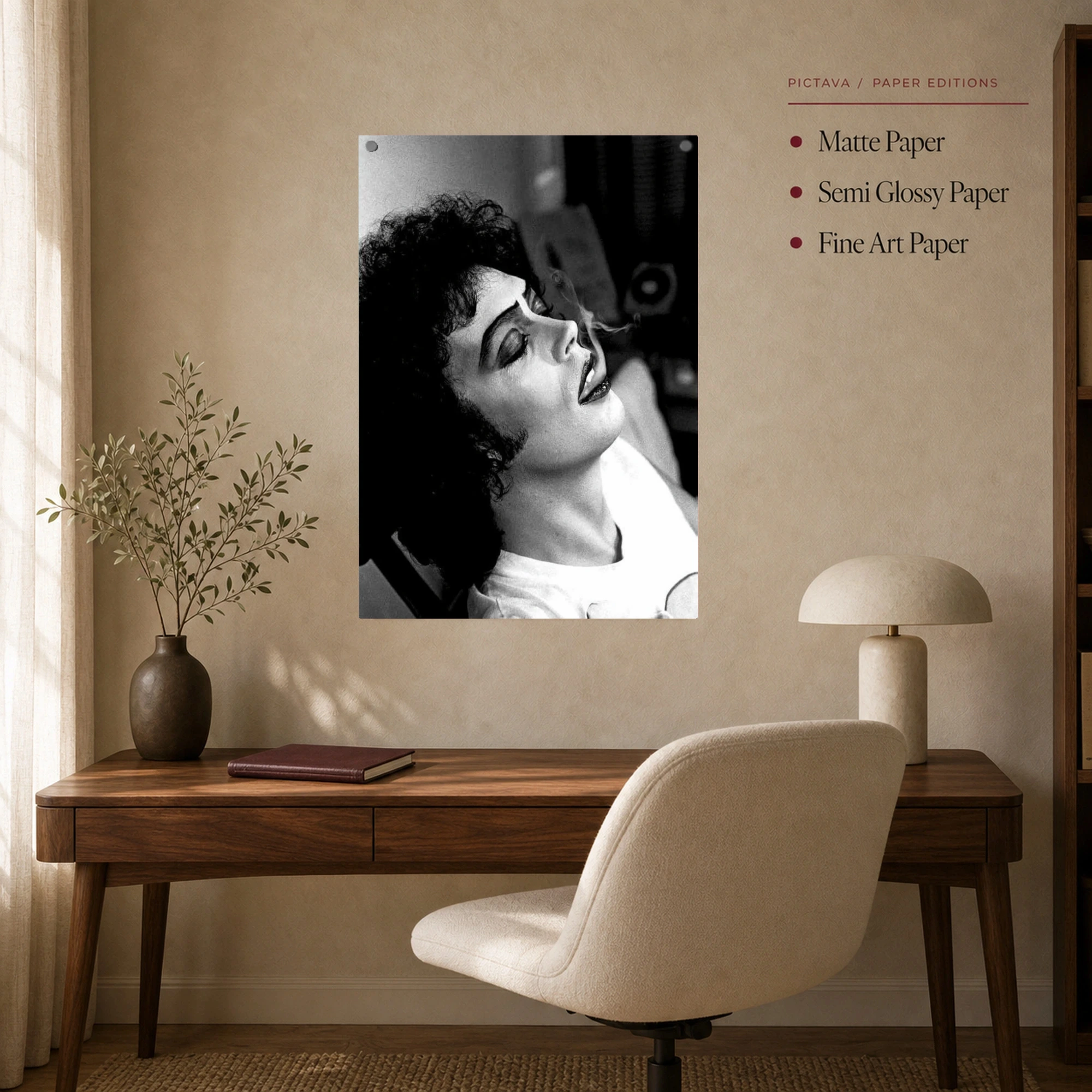 Tim Curry as Frank-N-Furter Cult Classic Portrait Canvas Print, view 7