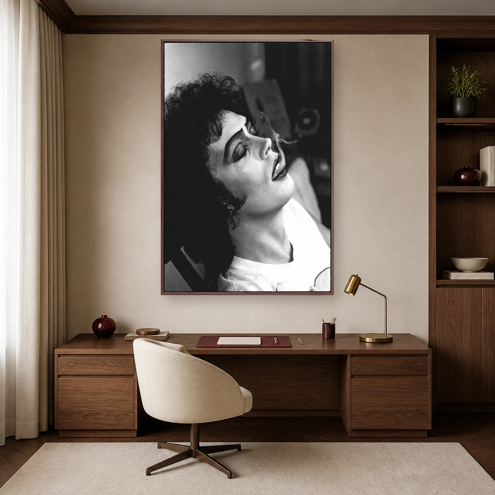 Tim Curry as Frank-N-Furter Cult Classic Portrait Canvas Print, view 6