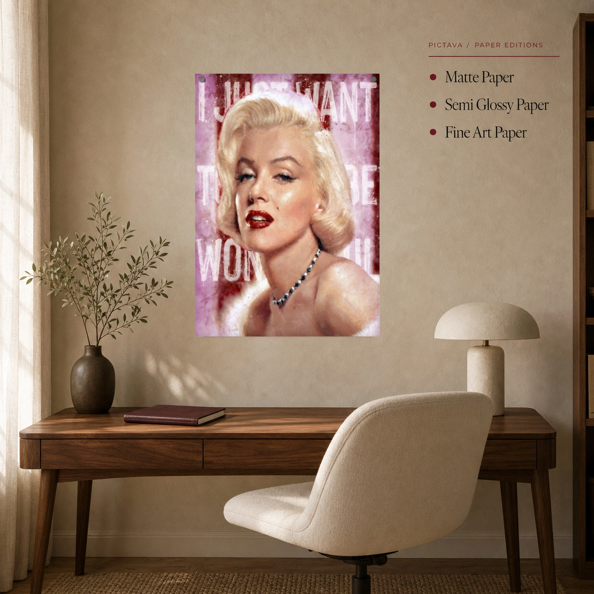 Marilyn Monroe Iconic Pop Art Canvas Print, view 7