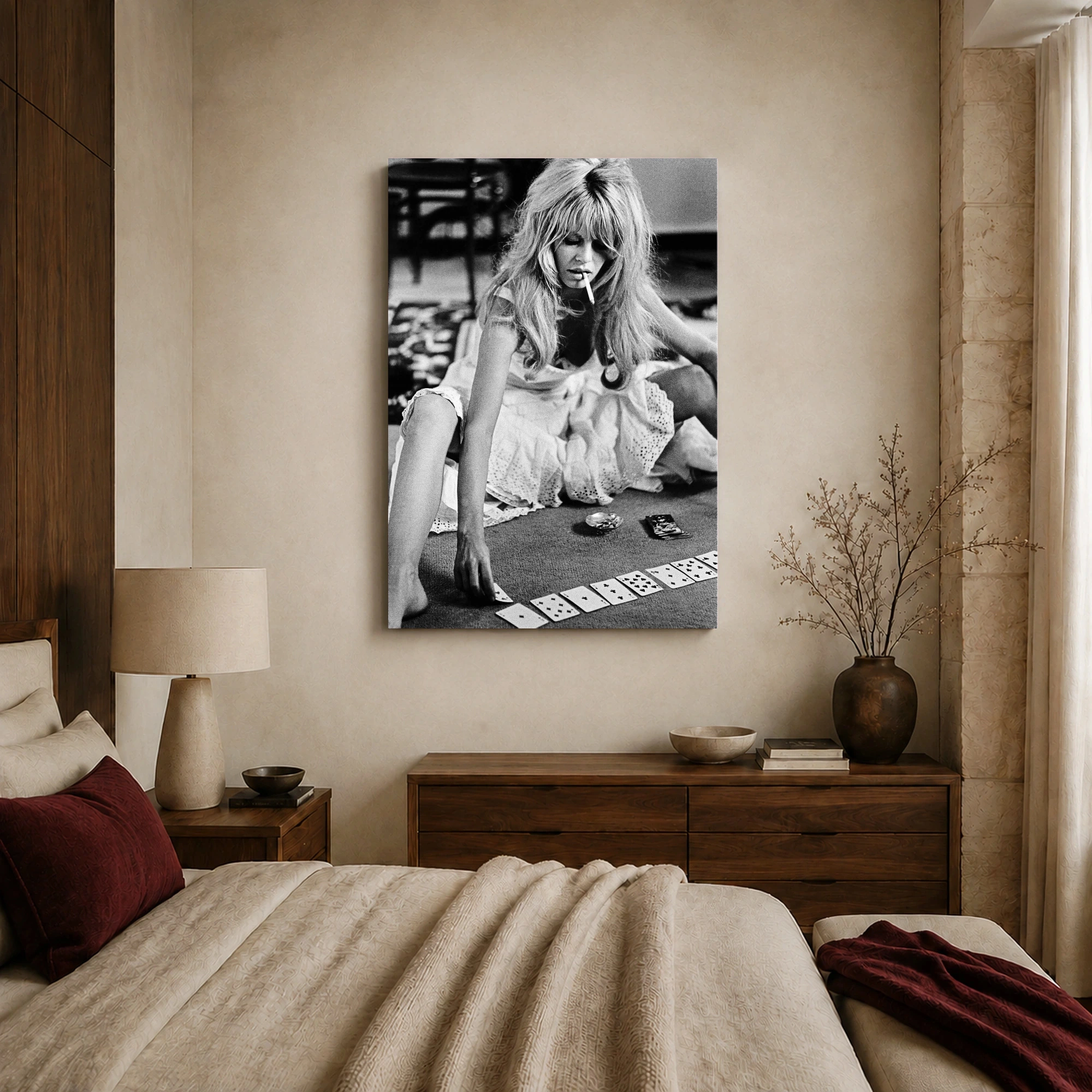 Brigitte Bardot Vintage Playing Cards Print, view 7