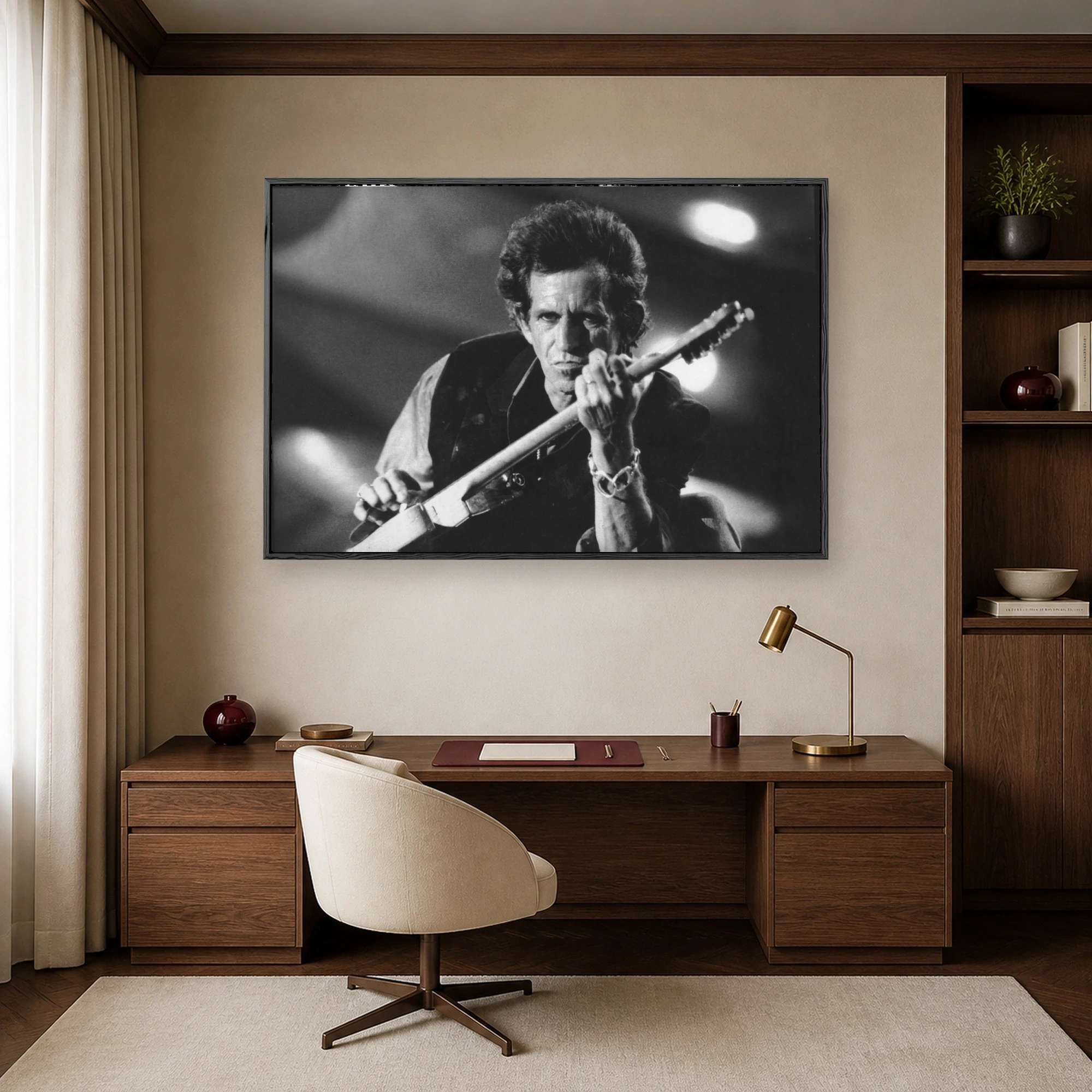 Keith Richards Rock Legend Black and White Concert Photography, view 6