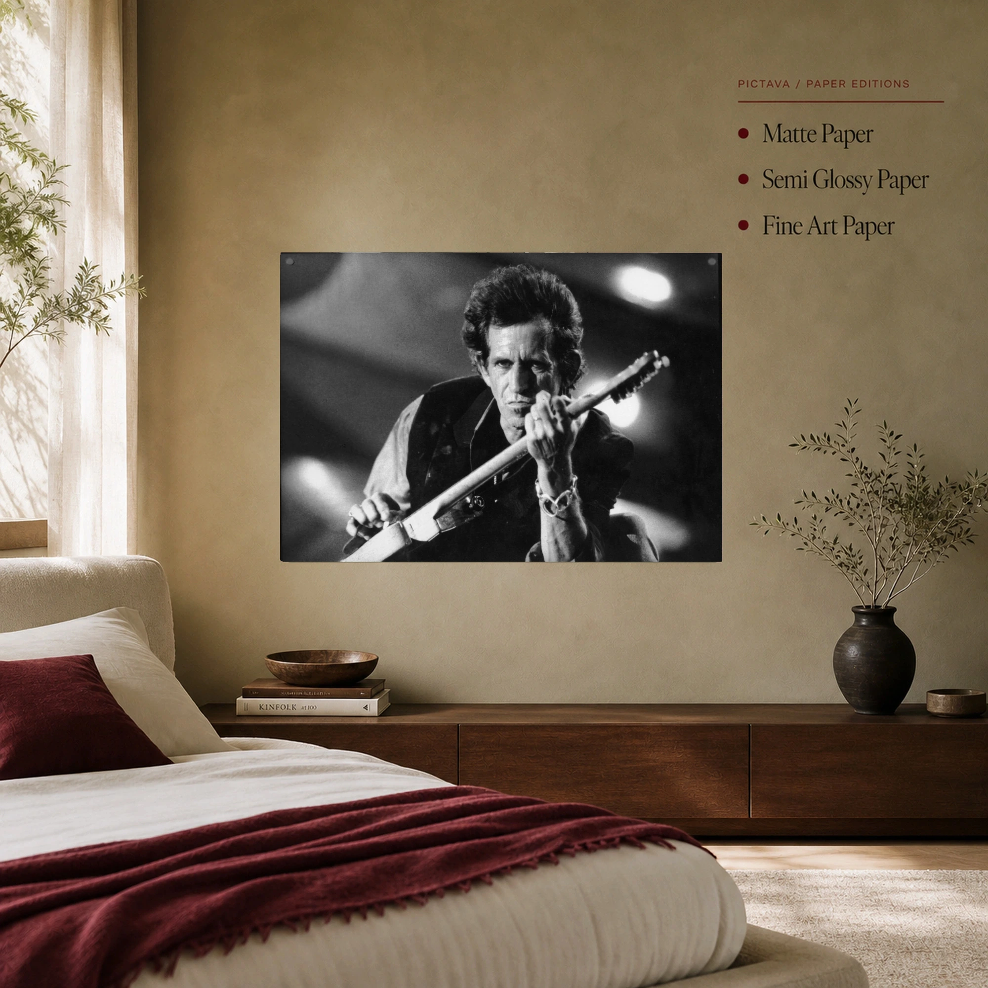 Keith Richards Rock Legend Black and White Concert Photography, view 8