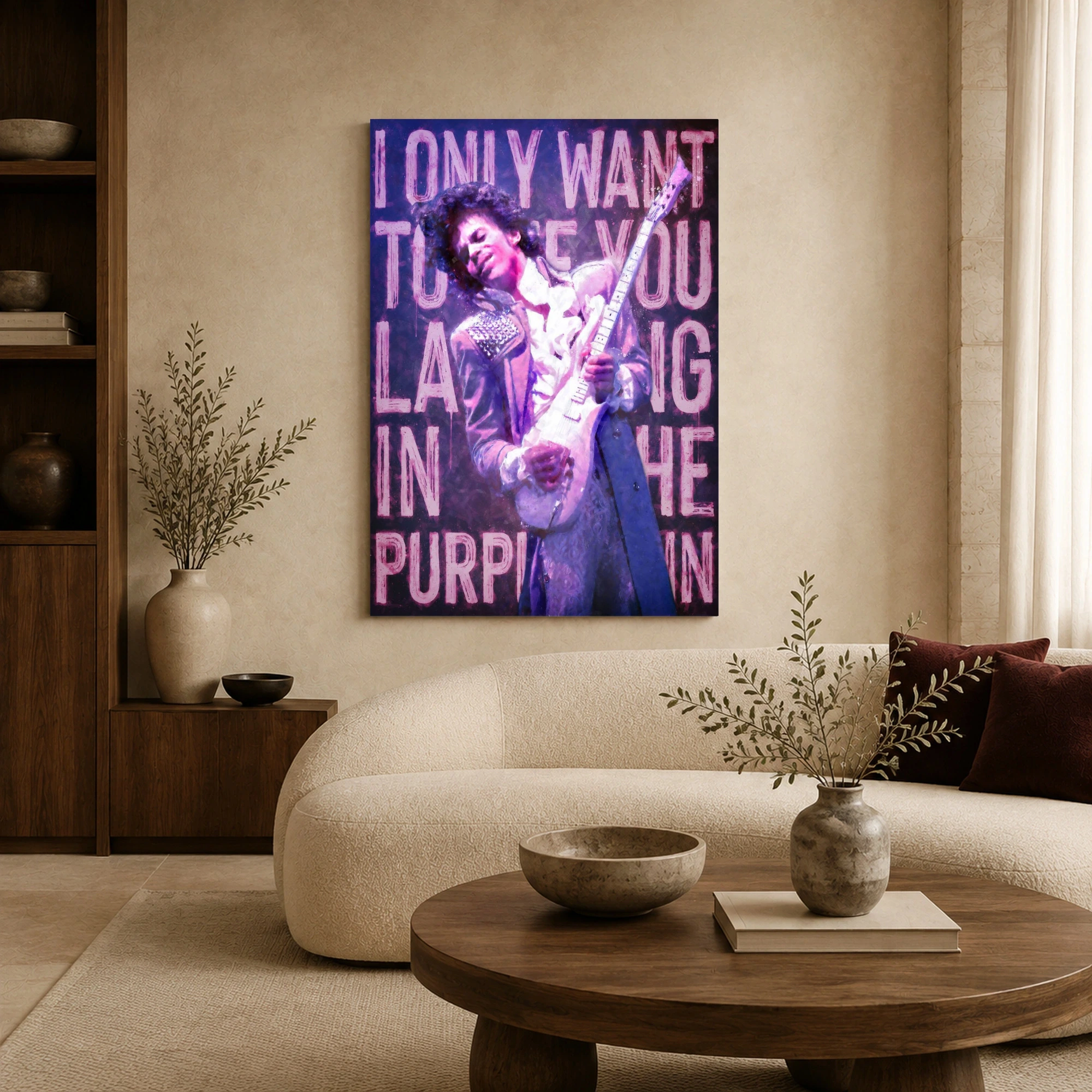 Prince Pop Art Purple Legend Guitarist Music Wall Art, view 6
