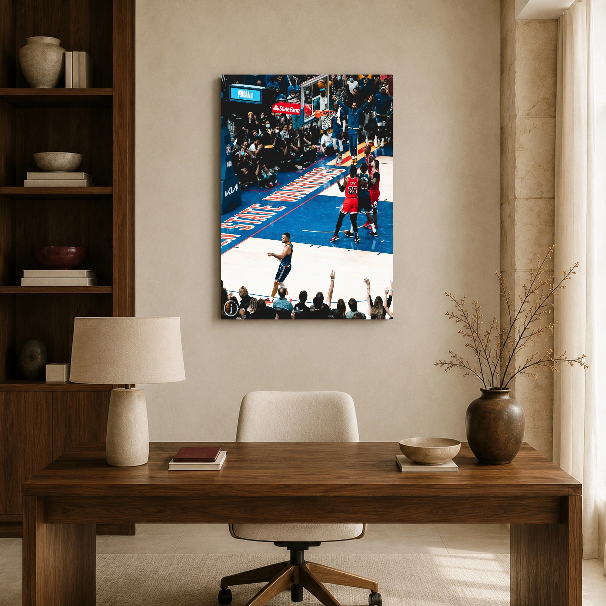 Stephen Curry Golden State Warriors Basketball Wall Art, view 8