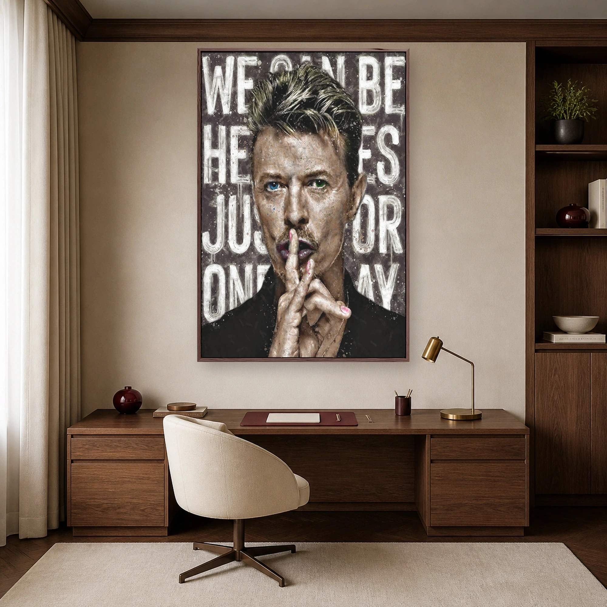 David Bowie We Can Be Heroes Wall Art, view 6