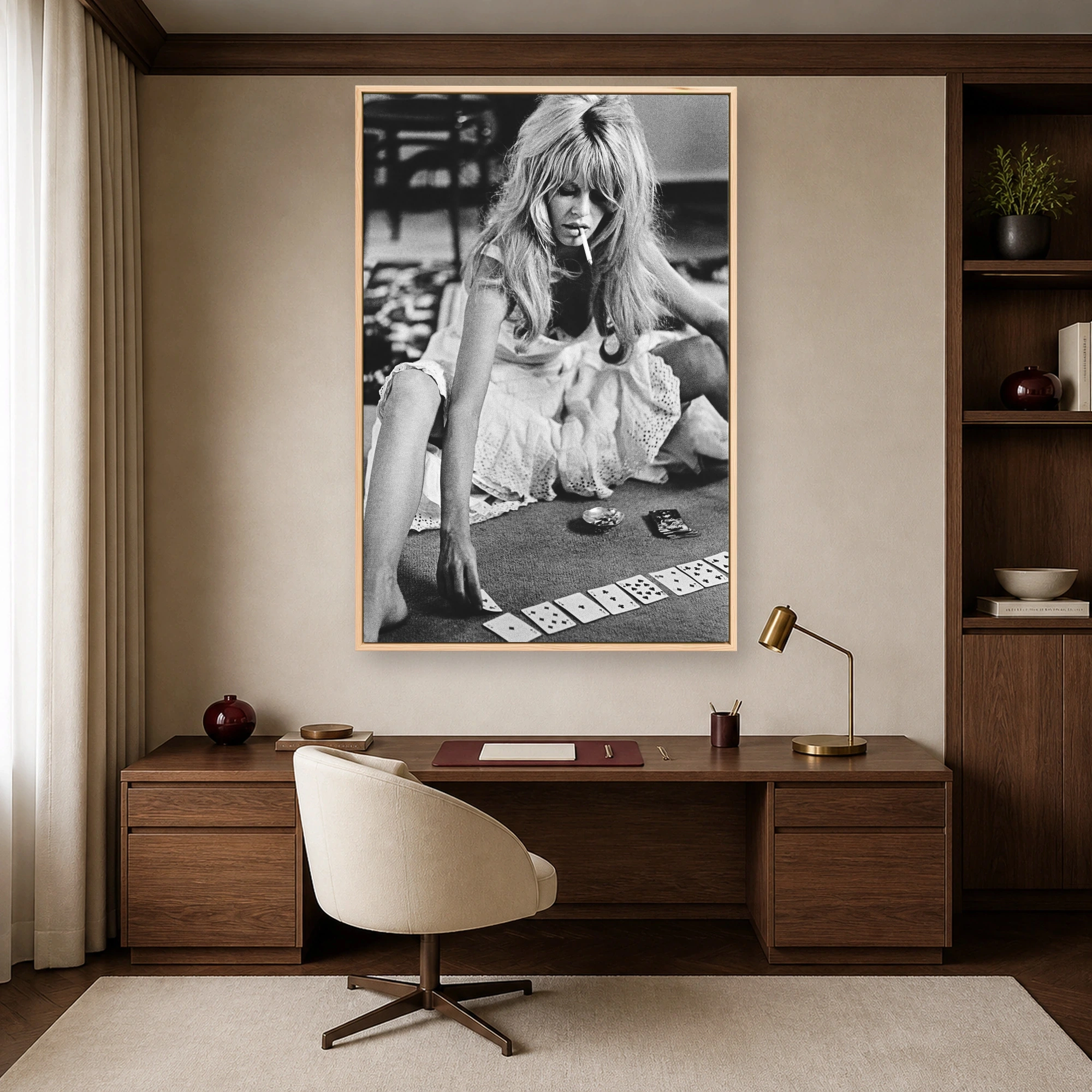 Brigitte Bardot Vintage Playing Cards Print, view 6