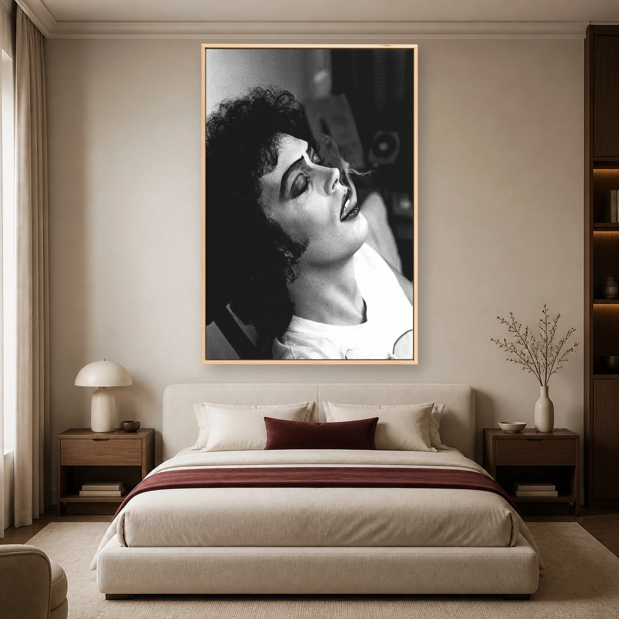 Tim Curry as Frank-N-Furter Cult Classic Portrait Canvas Print, view 4