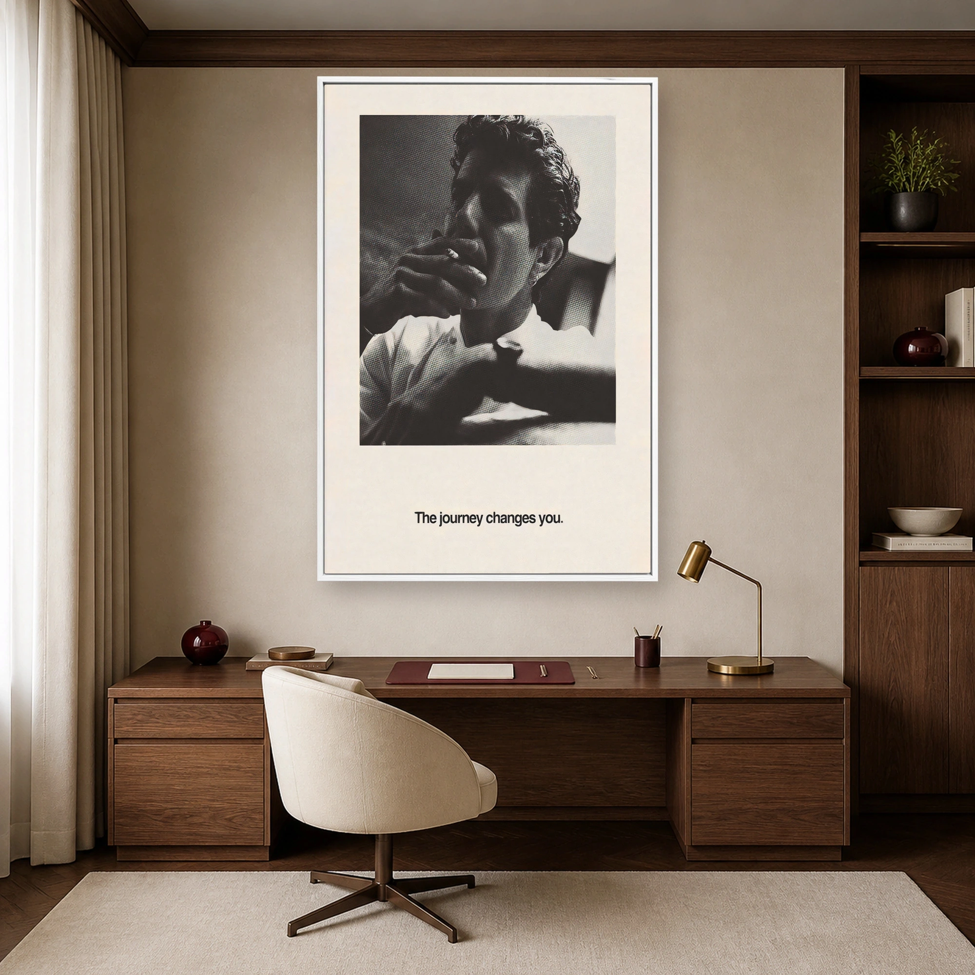 Anthony Bourdain The Journey Changes You Wall Art Print, view 4
