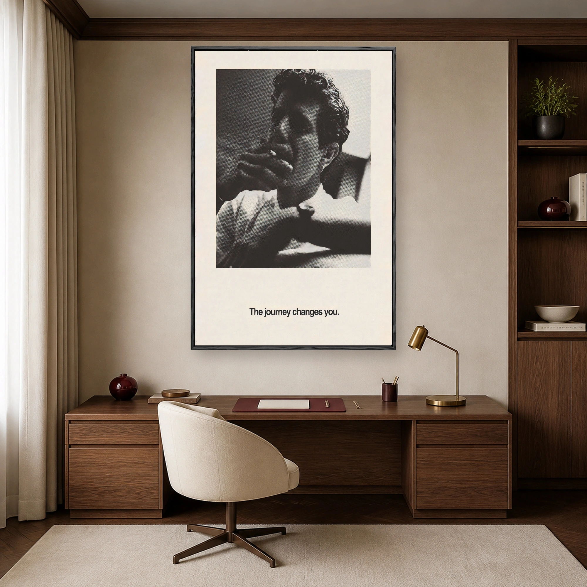 Anthony Bourdain The Journey Changes You Wall Art Print, view 3