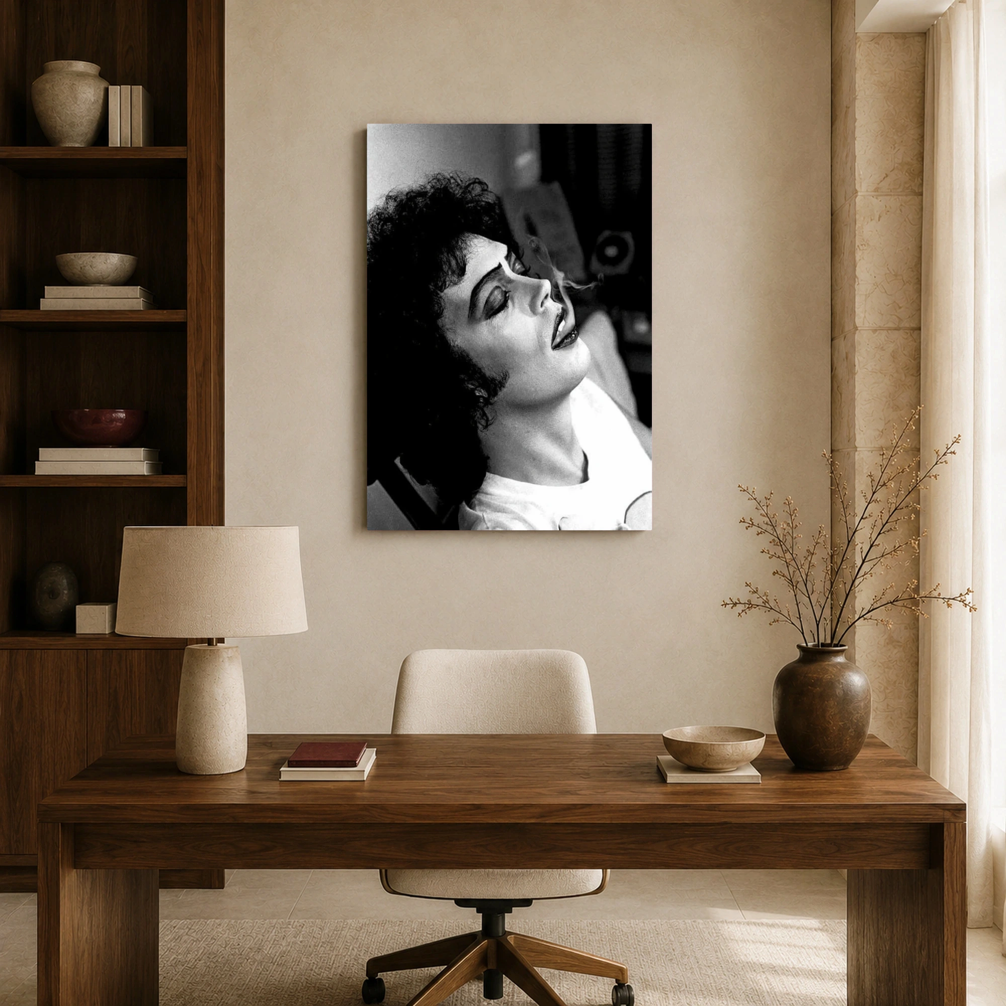 Tim Curry as Frank-N-Furter Cult Classic Portrait Canvas Print, view 8