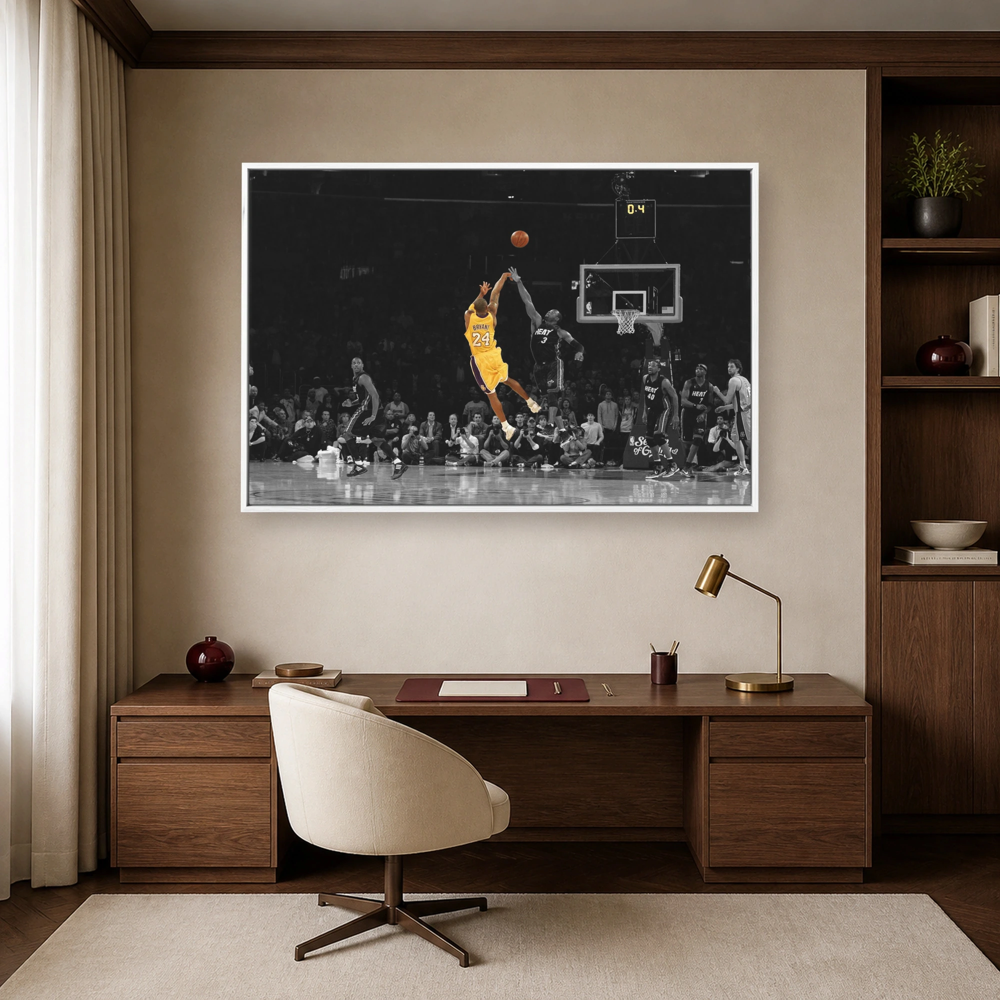Kobe Bryant Legend Basketball Canvas Art Print, view 6