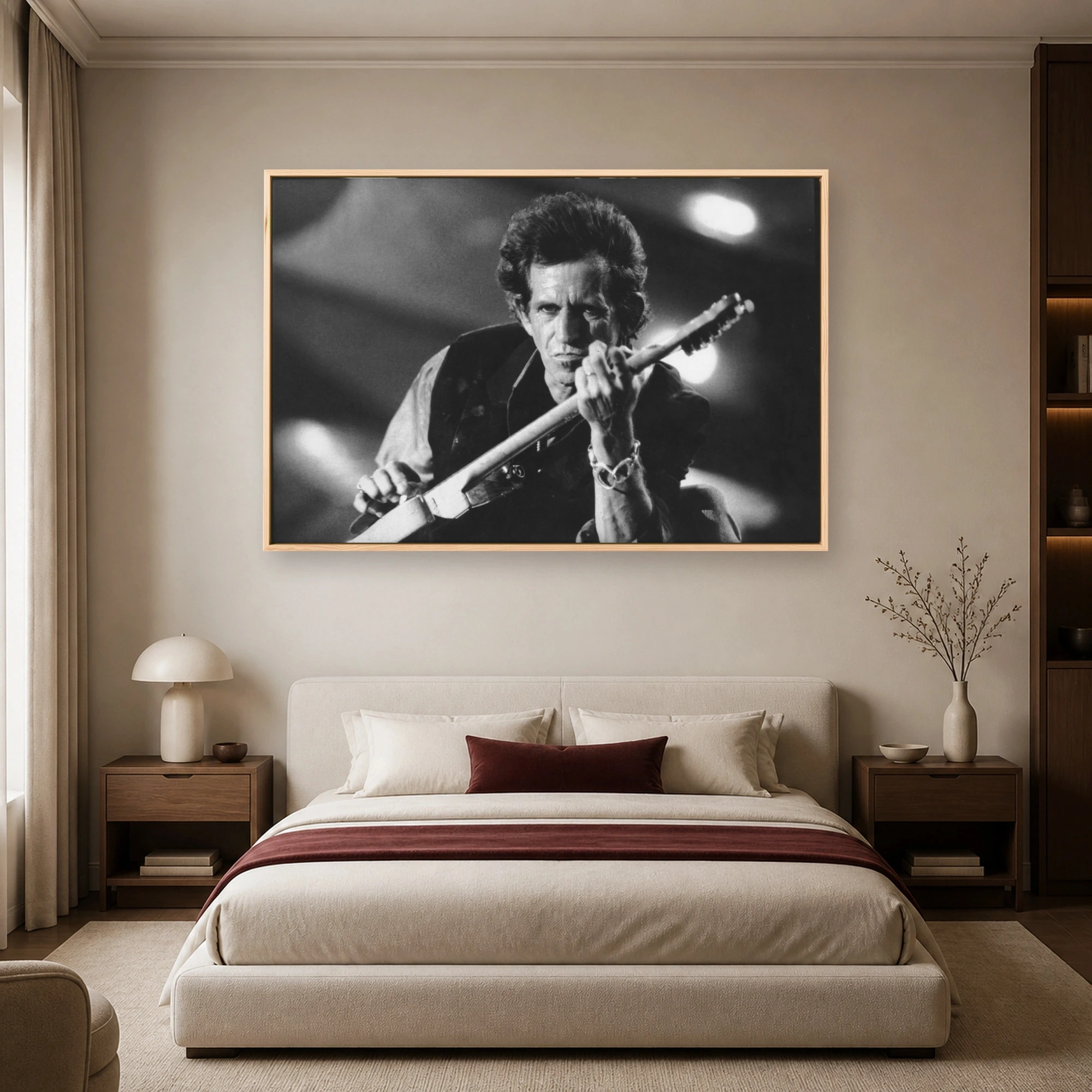 Keith Richards Rock Legend Black and White Concert Photography, view 5